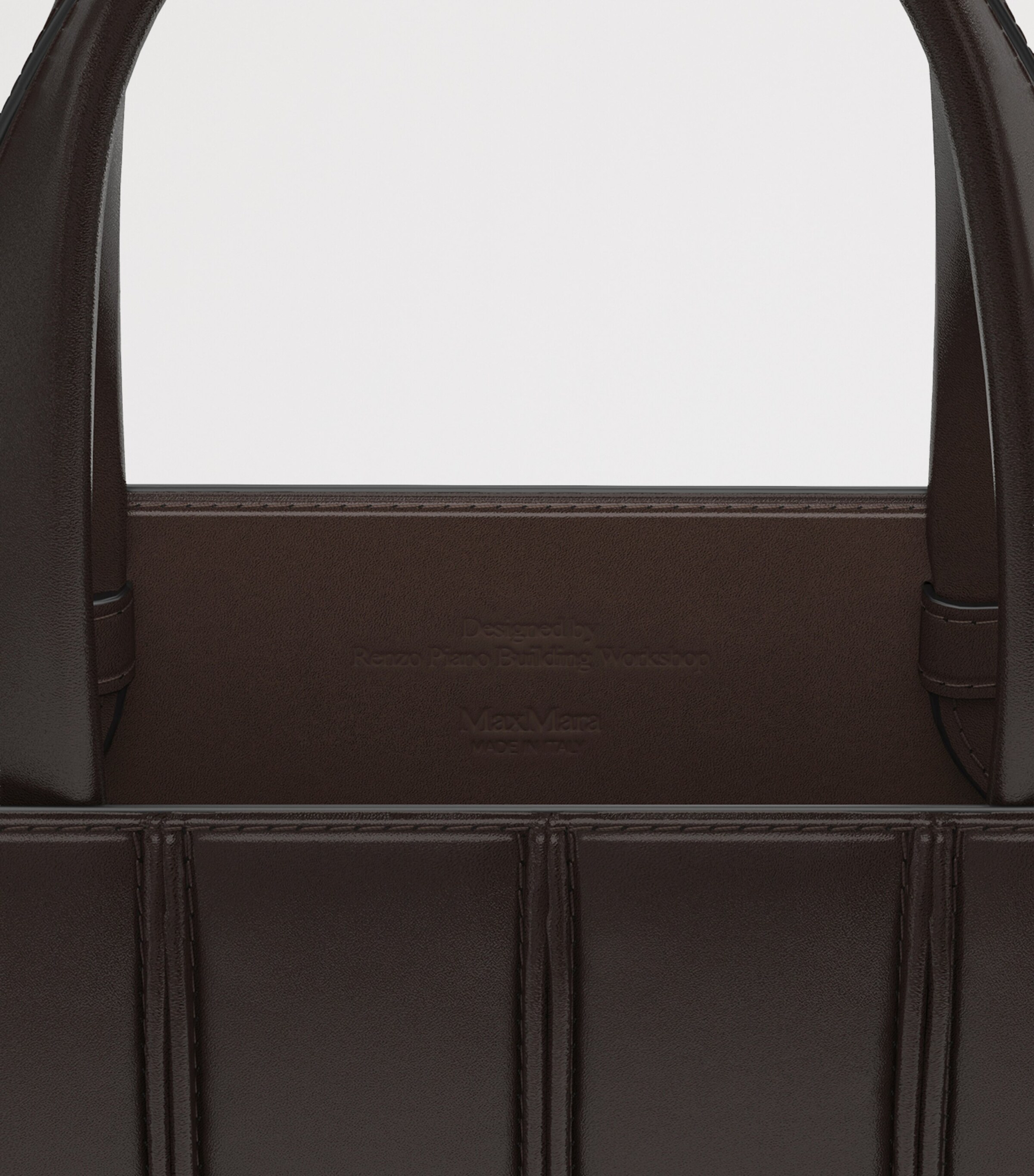 Max Mara Medium Quilted Whitney Top-Handle Bag Dark Brown Image 6