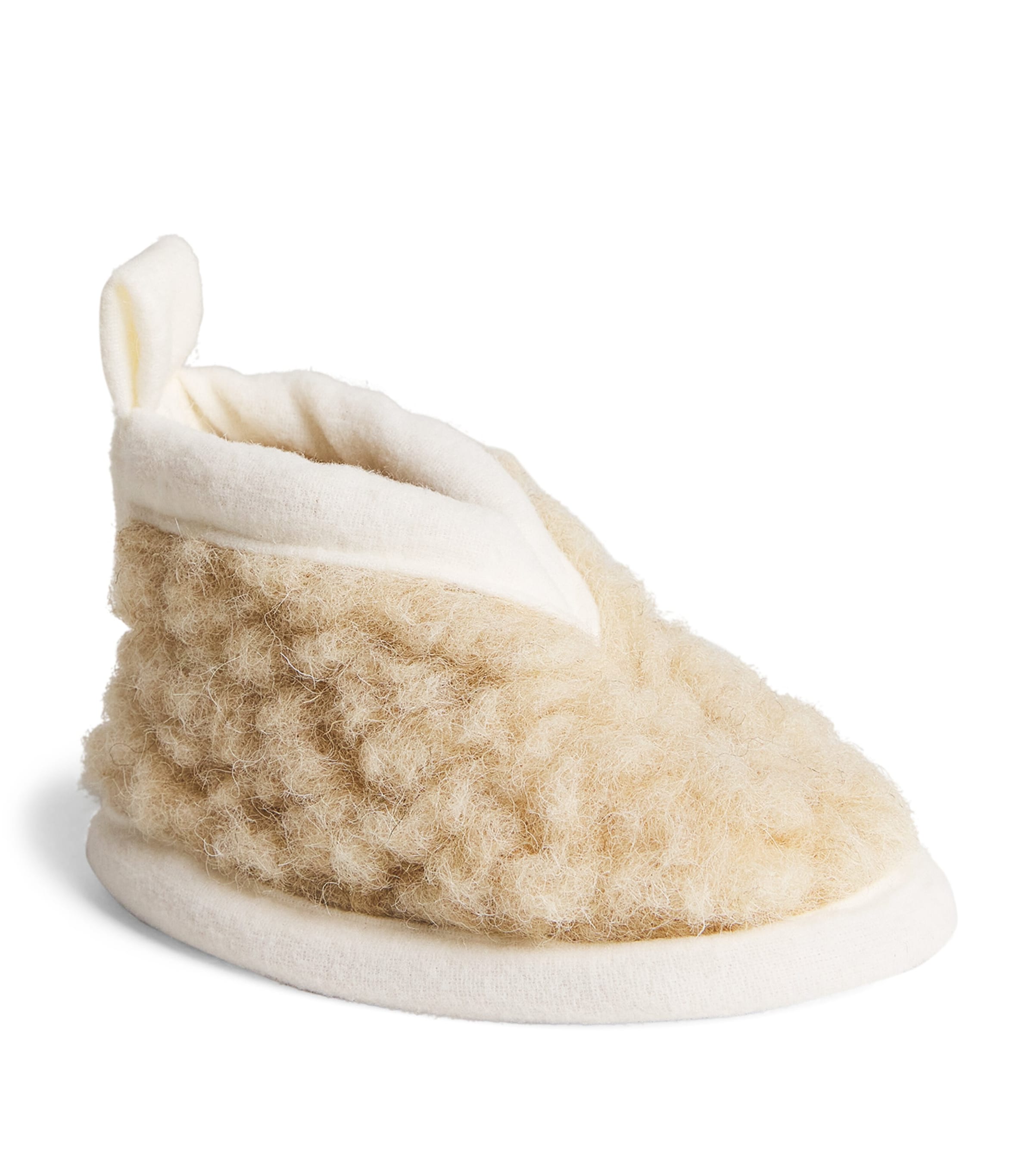 Binibamba Merino Wool Booties In Sand