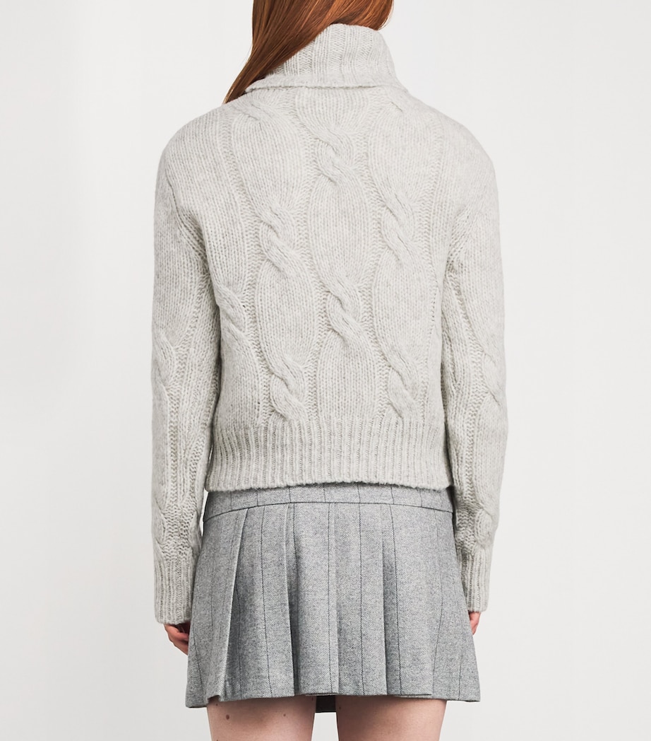 Wool-Blend Rollneck Sweater MELANGE GREY Image 4