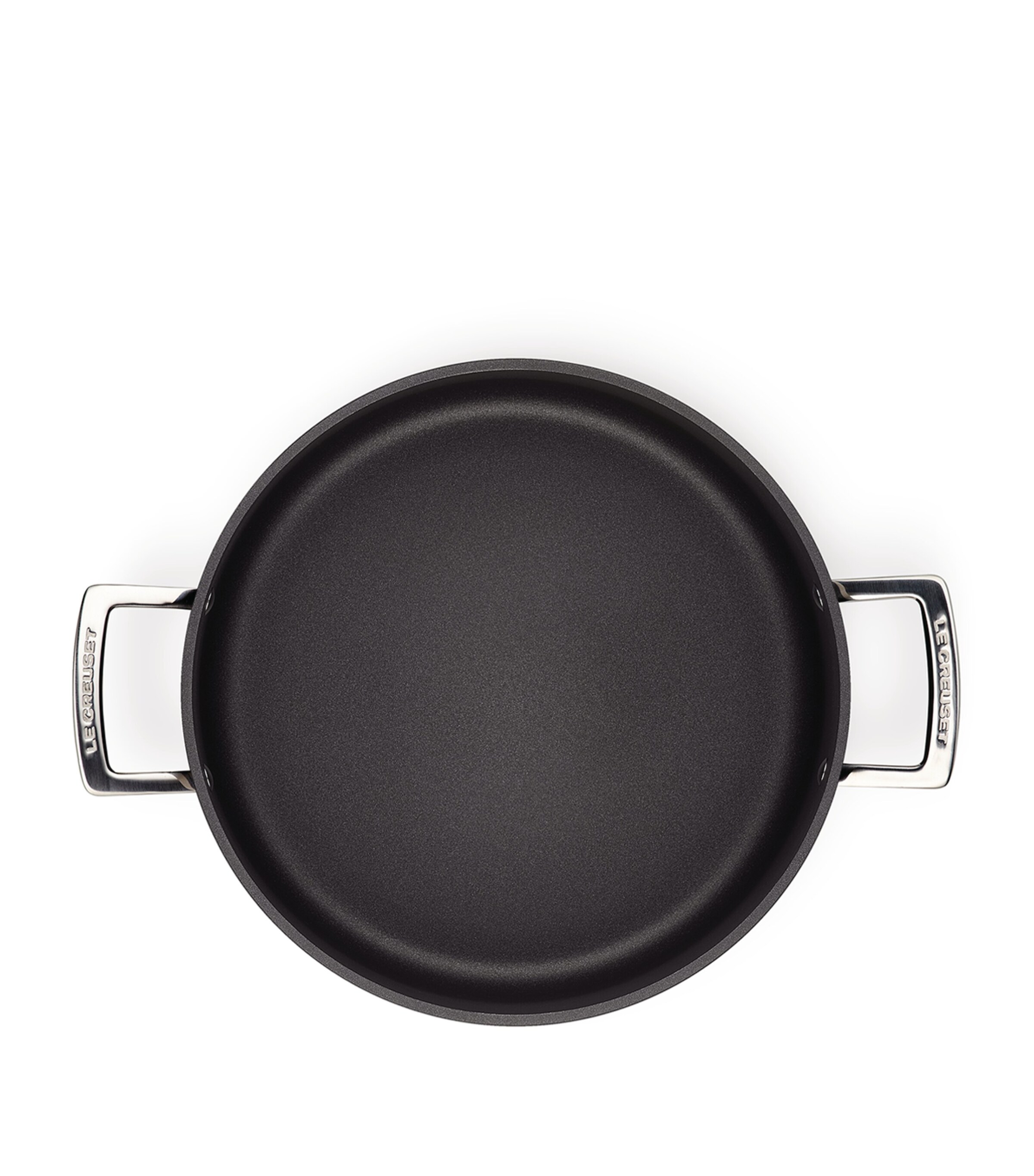 Le Creuset Toughened Non-Stick Deep Casserole Dish (28cm) Black Image 3