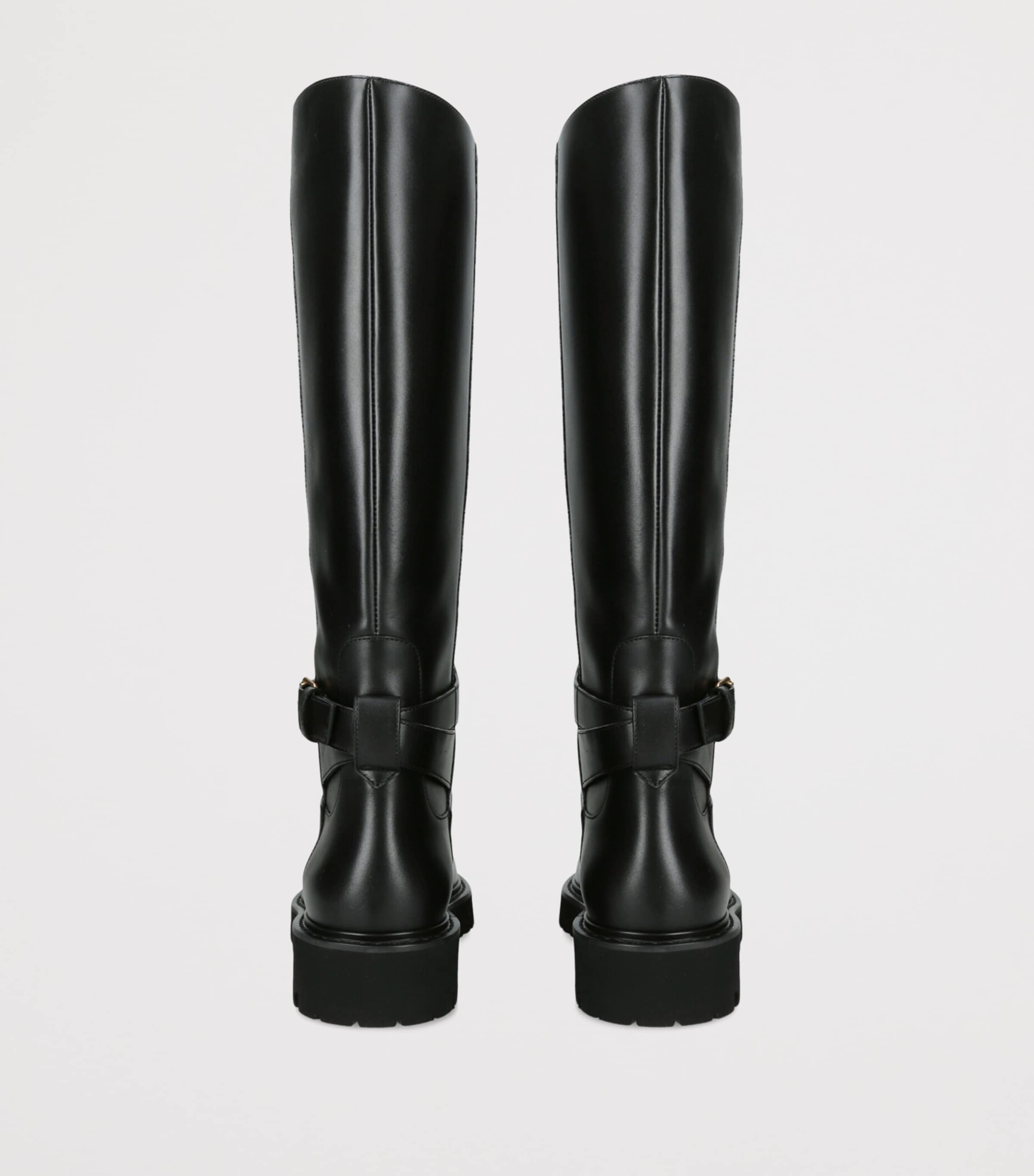 Valentino Garavani Leather Boots 40 Black Image 3