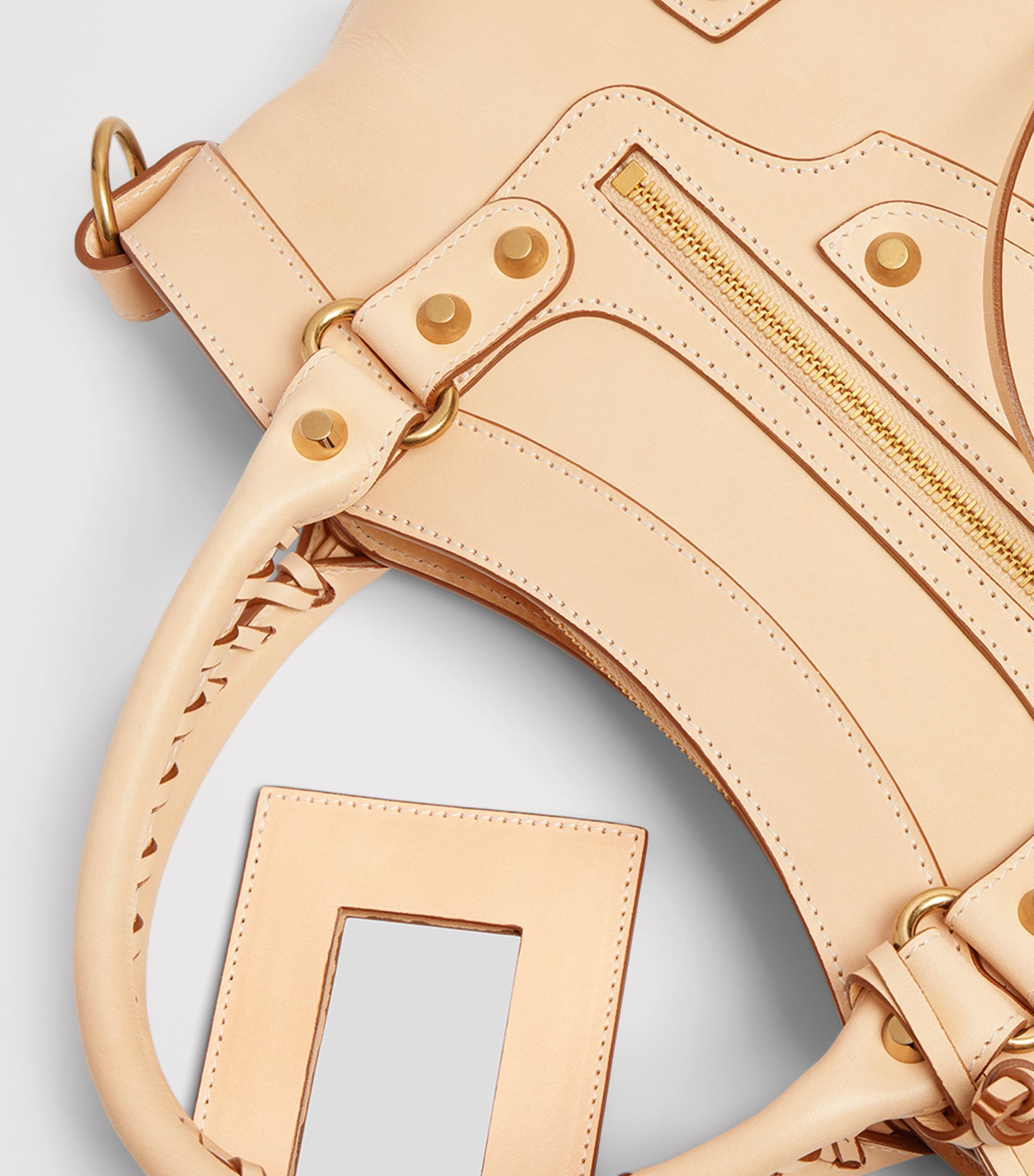 Balenciaga Ivory Calfskin Le City First Top-Handle Bag | Harrods US