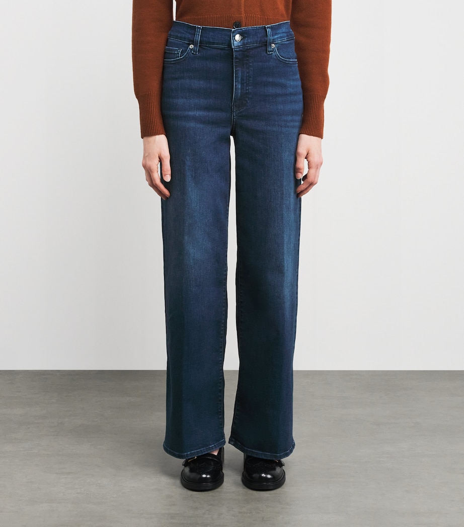 Le Slim Palazzo Wide-Leg Jeans KEEPSAKE Image 3