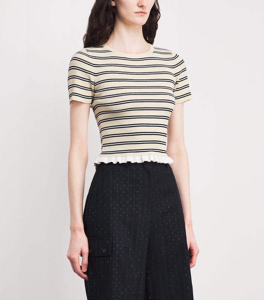 Ribbed Stripe Top MULTICOLORED Image 3