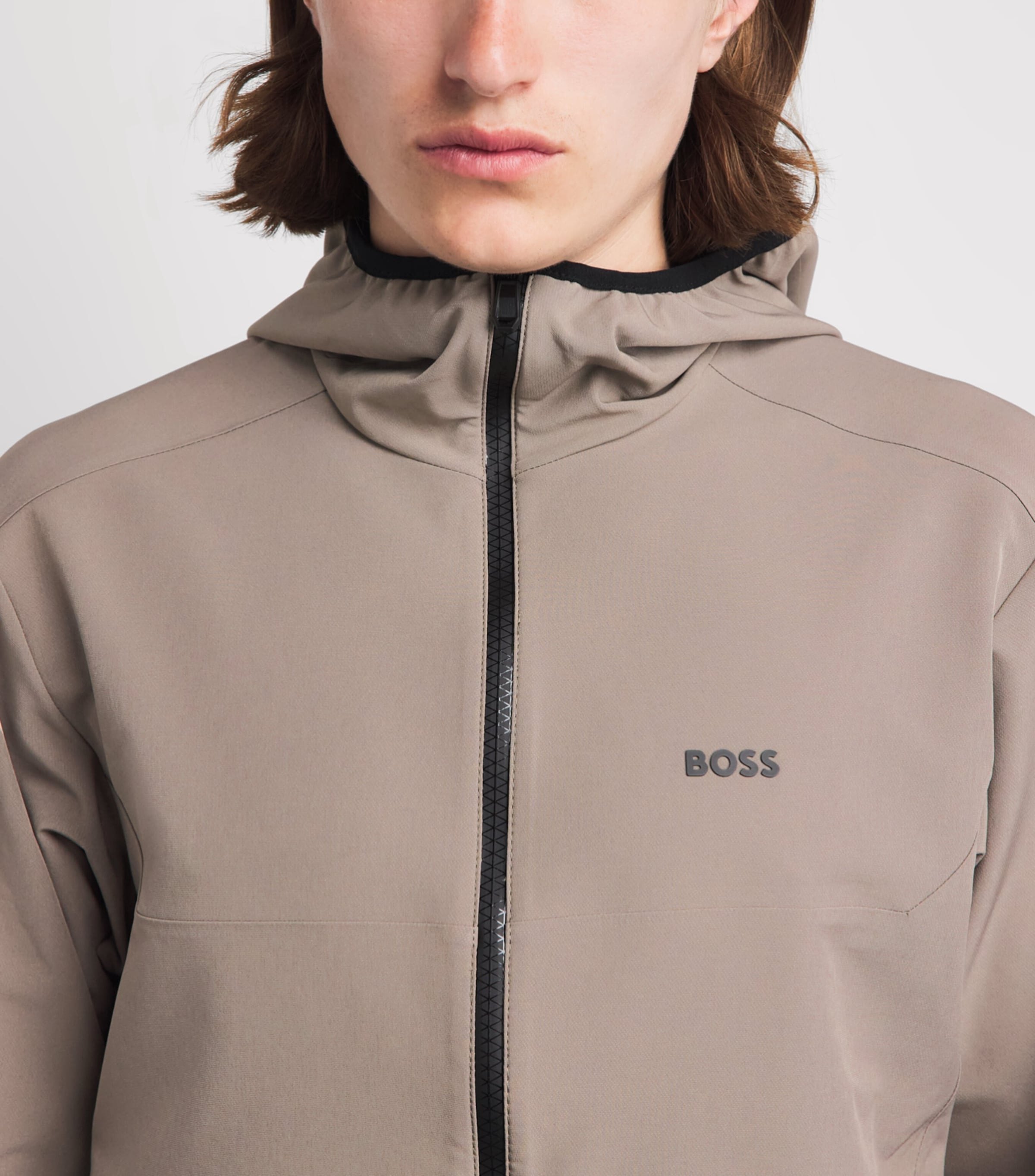 BOSS Mens Water-Resistant Commuter Pro Jacket Light Pastel Image 3