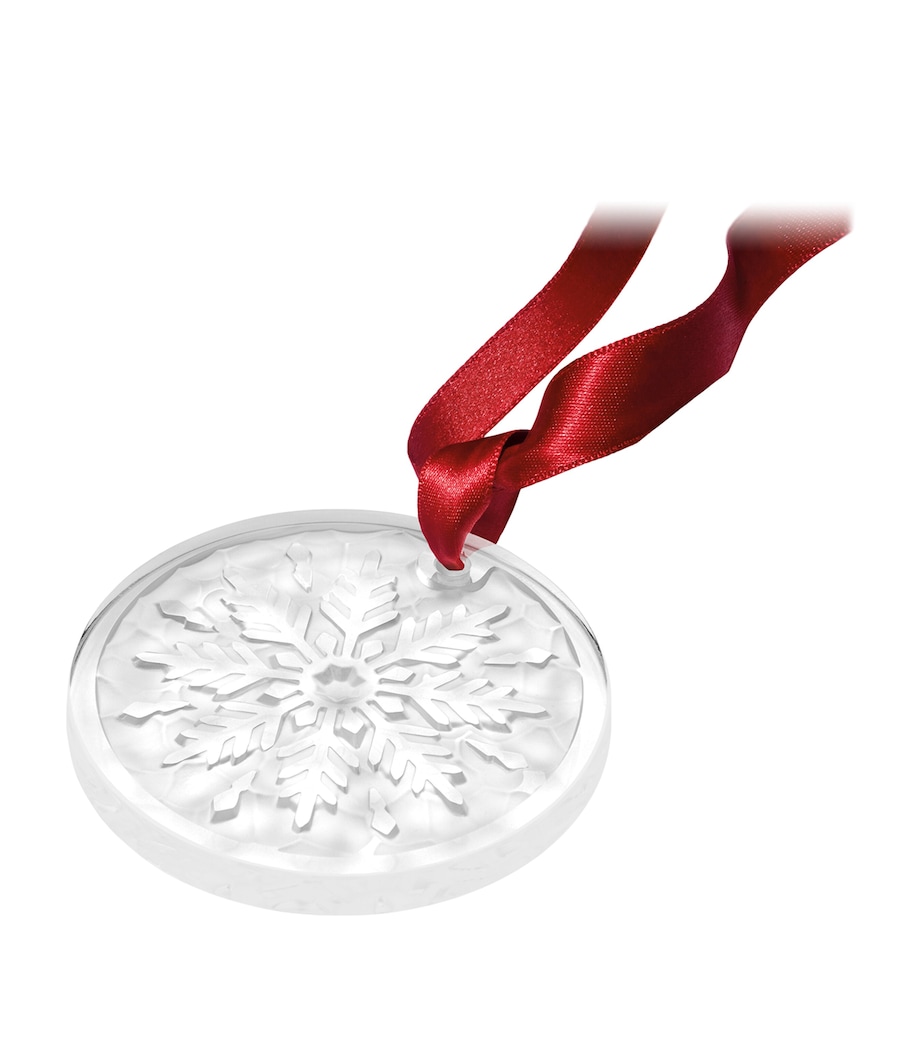Crystal Snowflake Tree Decoration INCOLORE Image 1