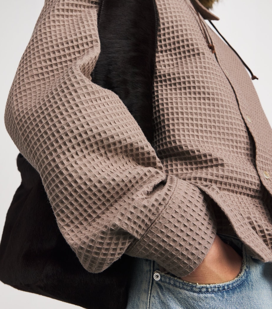 Séfr Mens Cotton Waffle Oseary Shirt Spiaggia Image 6
