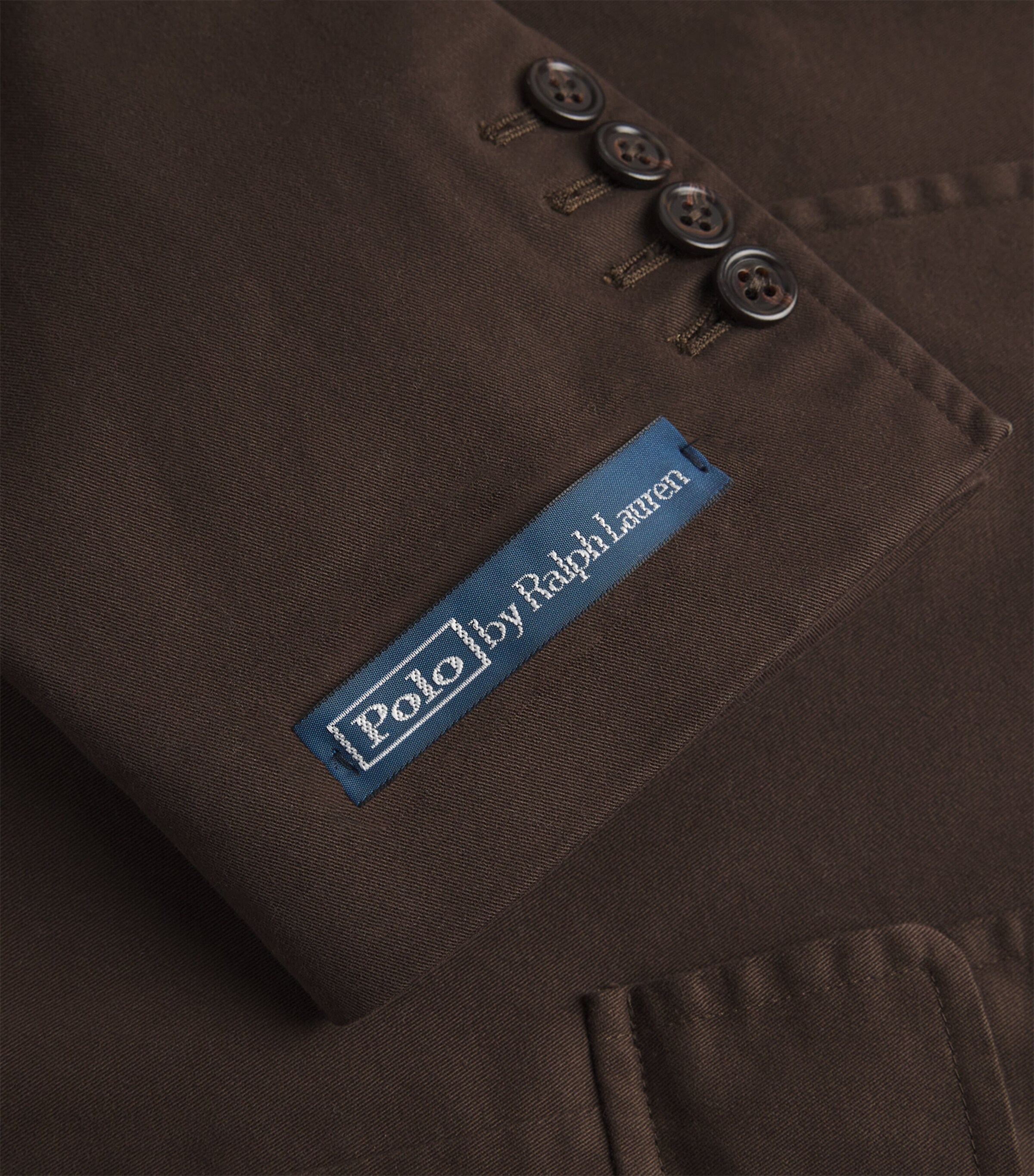 Polo Ralph Lauren Mens Single-Breasted Blazer Brown Image 5