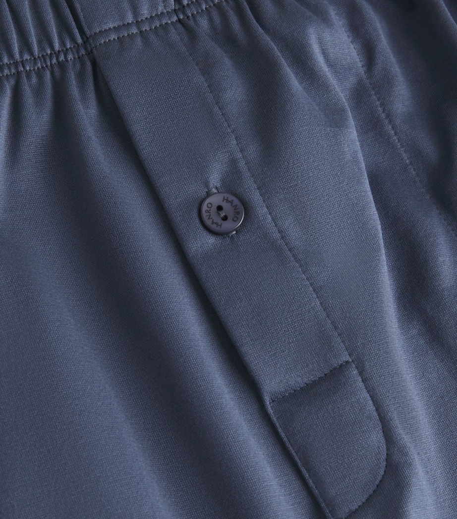 Cotton Sporty Boxer Shorts 2635 OMBRE BLUE Image 5