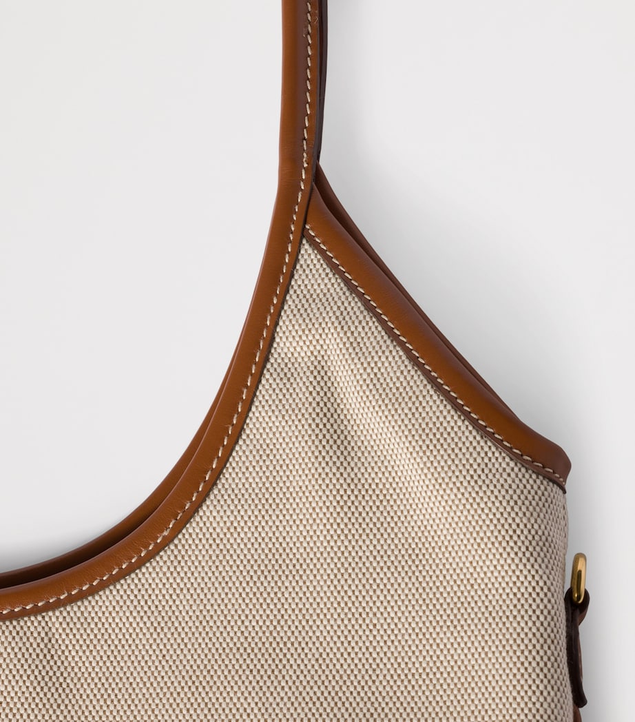 Canvas-Leather Ivy Tote Bag F062F Image 5