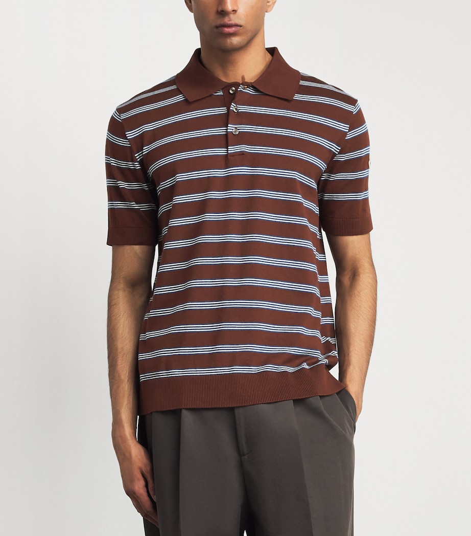 Moncler Mens Cotton Polo Shirt Image 4