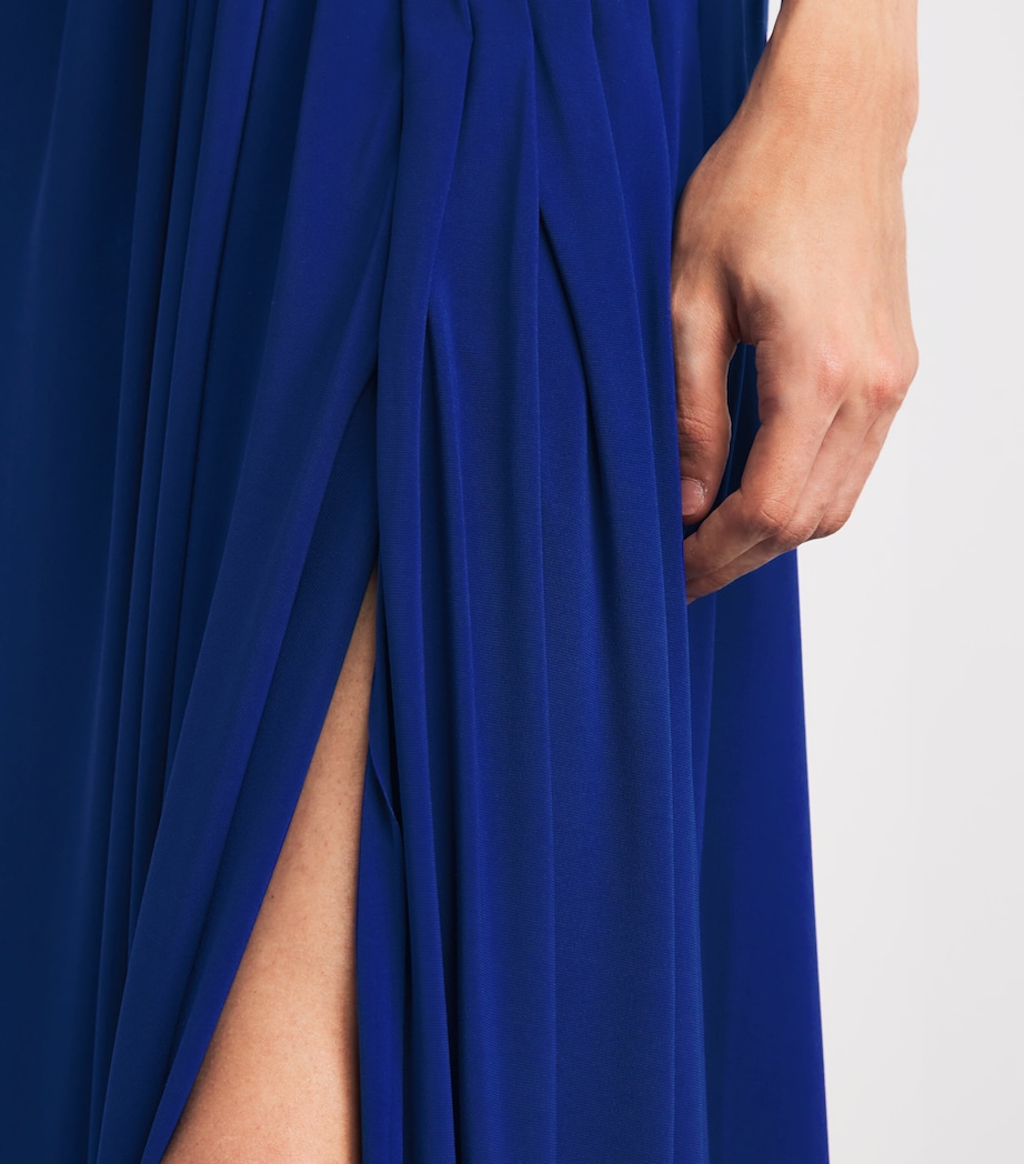 Gaurav Gupta Womens Intertwine Sculpt Aether Gown Ultramarine Blue Image 5