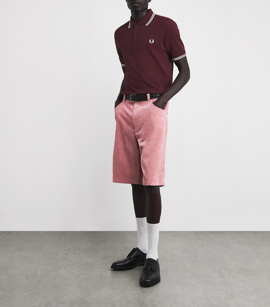 Twin Tipped Polo Shirt 597-OXBLOOD Image 2