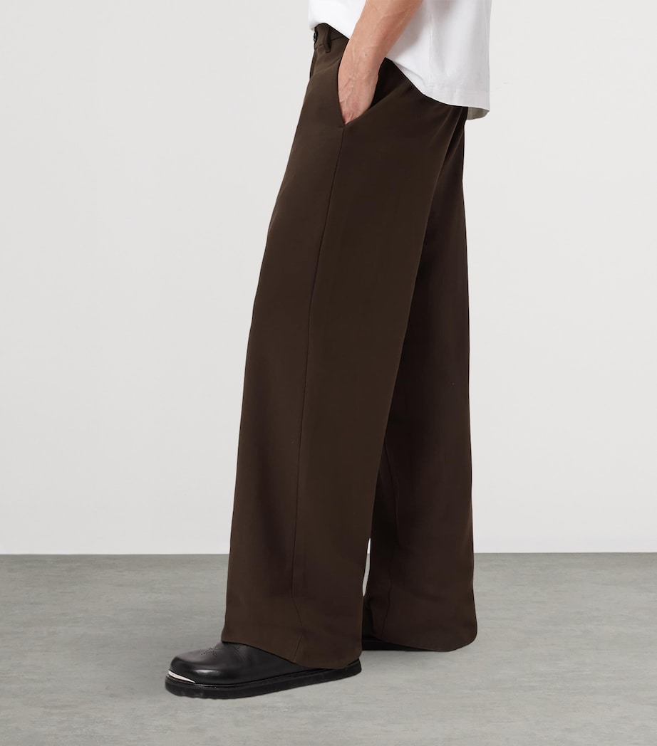 Wide-Leg Halla Trousers TAUPE BROWN Image 7