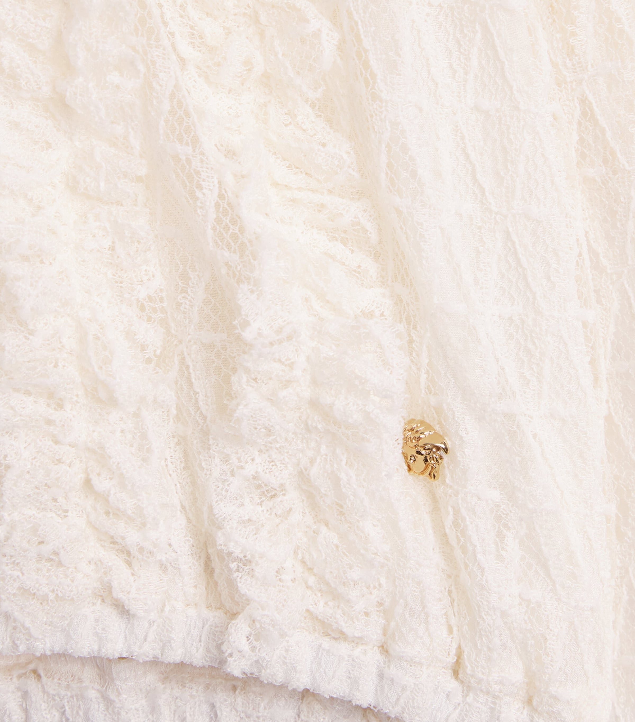 Versace Kids Lace Blouse (6-14 Years) Ivory Image 3