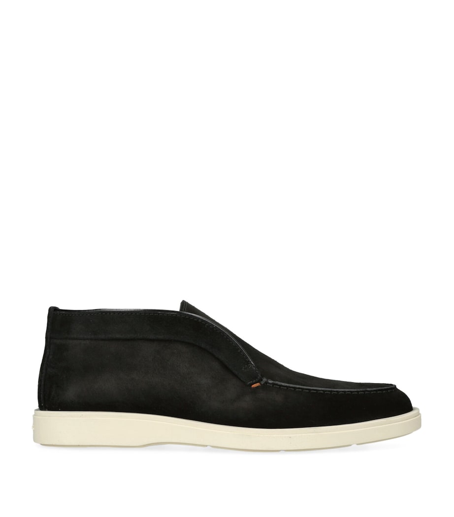 Suede Detroit Desert Boots BLACK Image 1