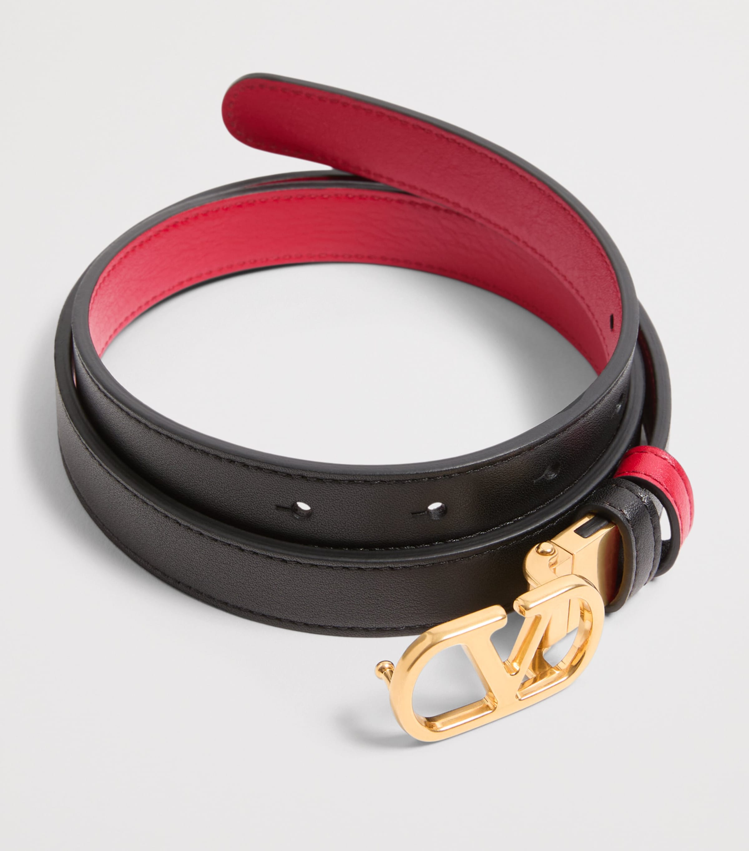 Leather Reversible VLogo Signature Belt 0SM Image 3