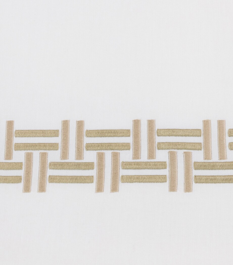 Basket Weave Oxford Euro Sham (65cm x 65cm) 6E37 - TRANQUIL GREE Image 5