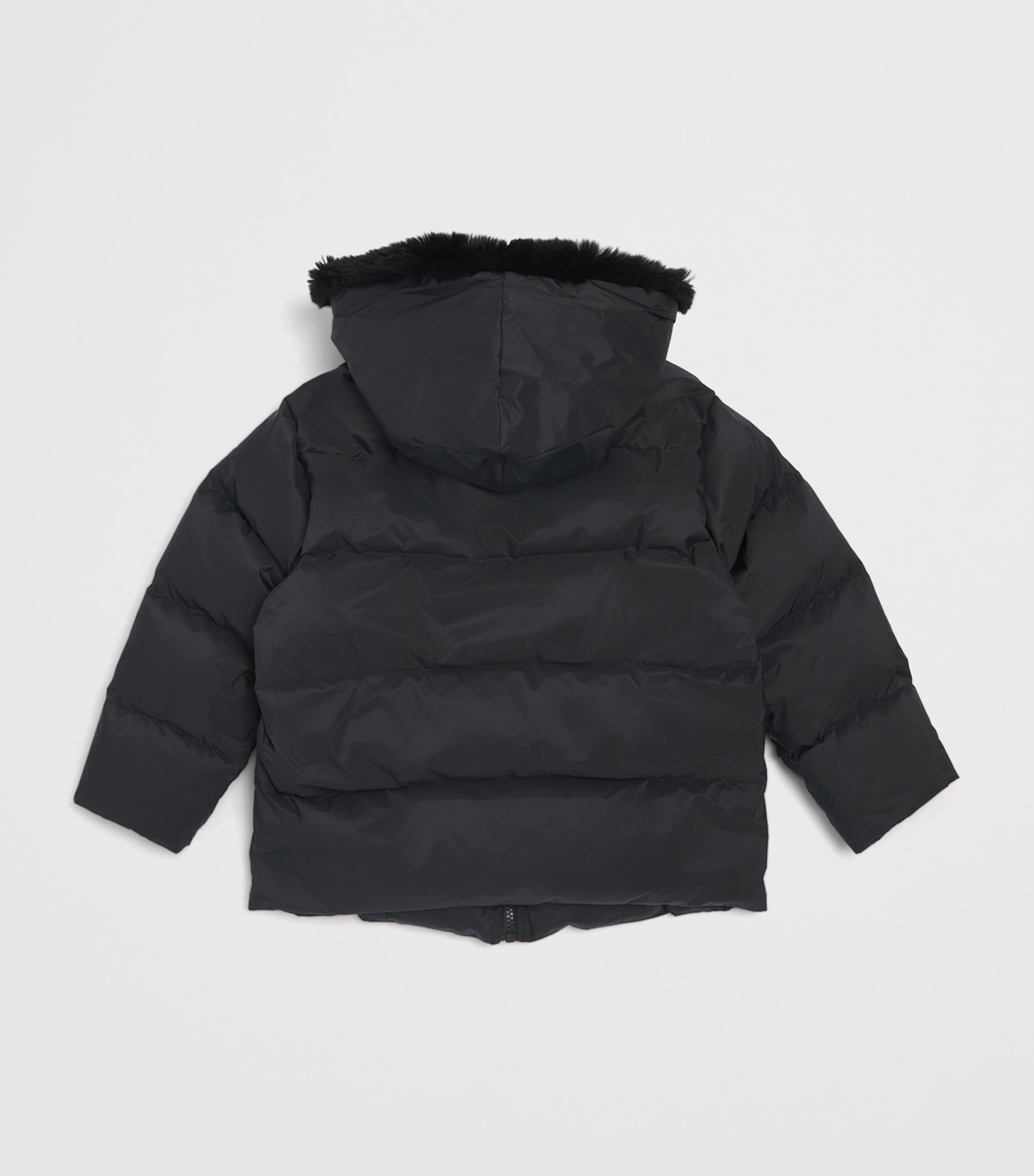 Yves Salomon Enfant Down Lambskin-Insert Puffer Jacket (4-14 Years) Image 2