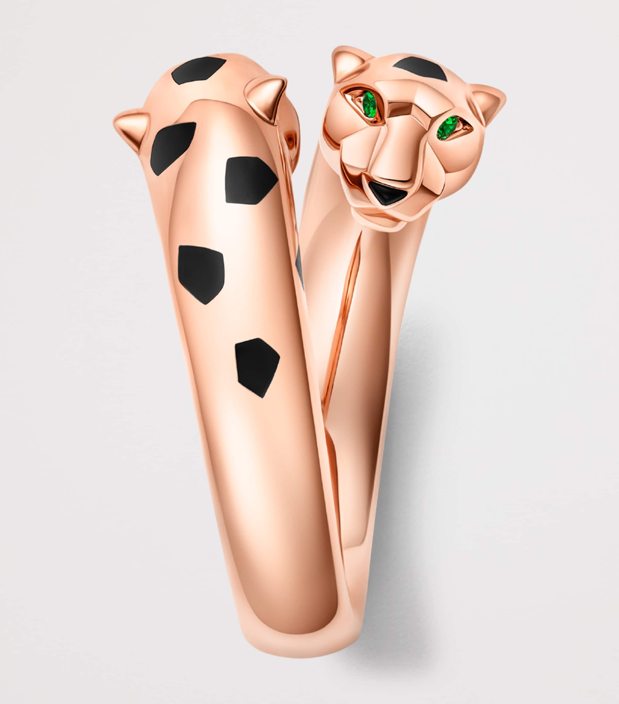 Cartier Rose Gold, Tsavorite Garnet and Onyx Panthère de Cartier Ring Rose Gold Image 2