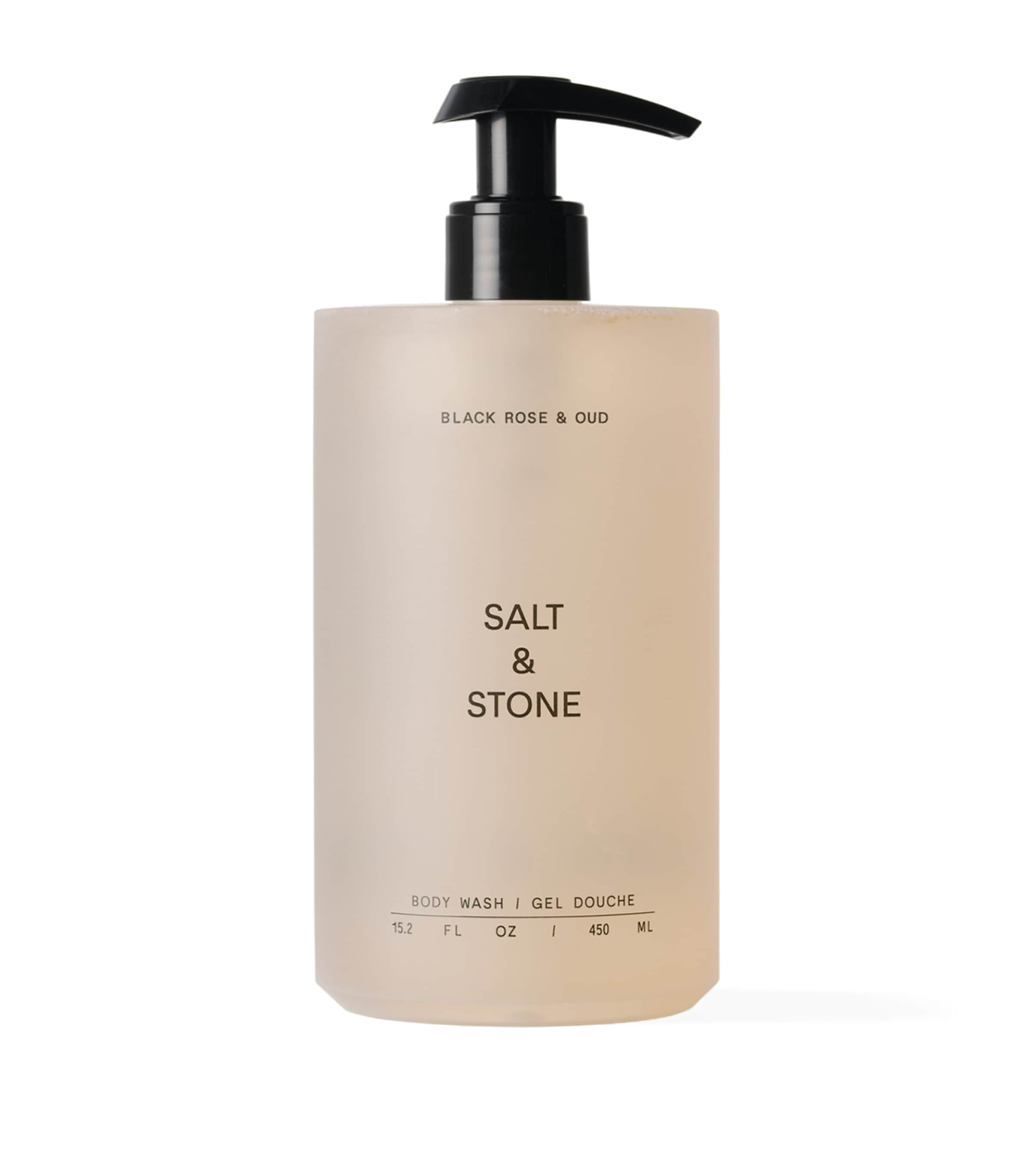Salt & Stone Black Rose & Oud Body Wash (450ml) Image 1