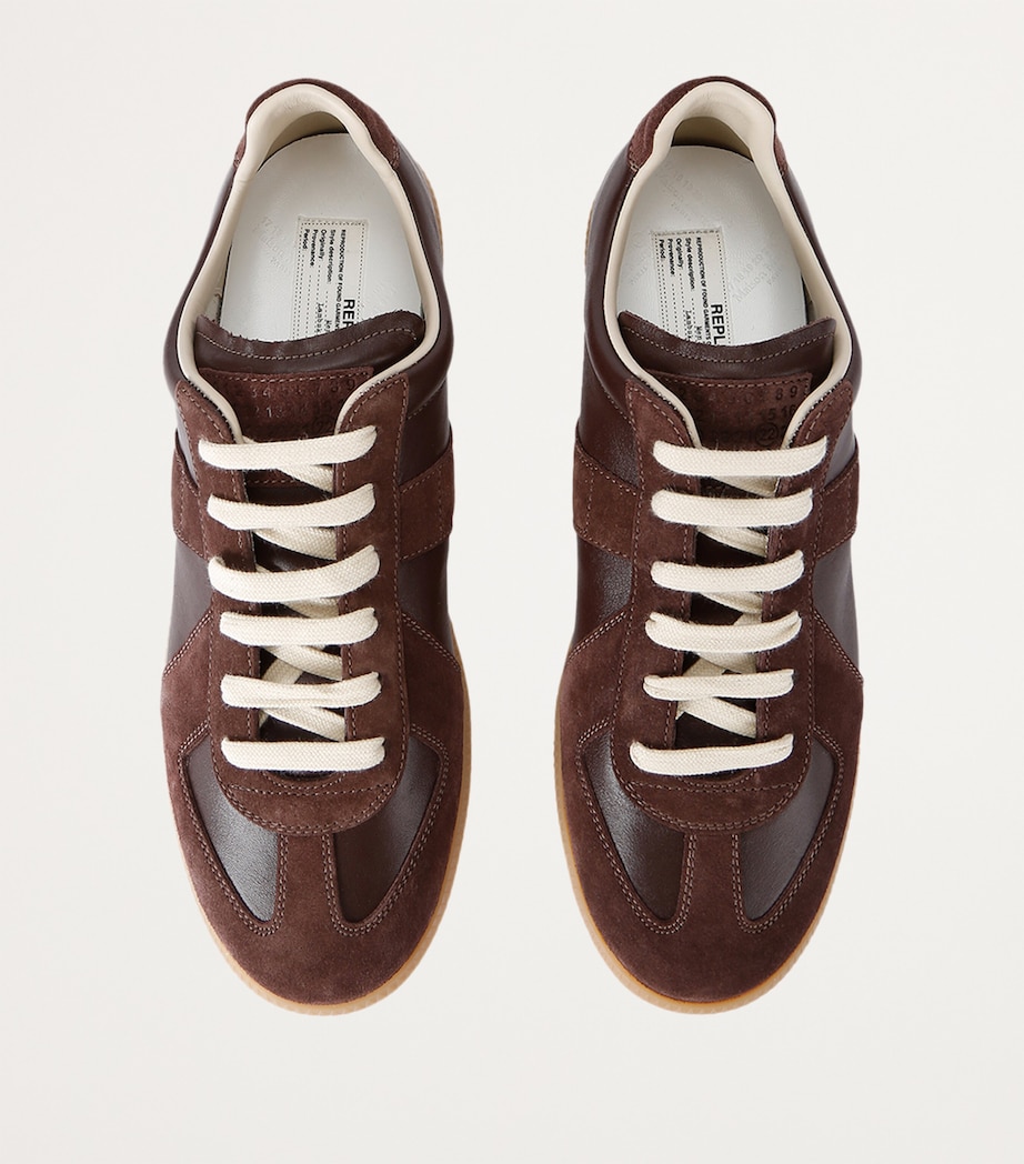 Leather Replica Sneakers BROWN Image 4