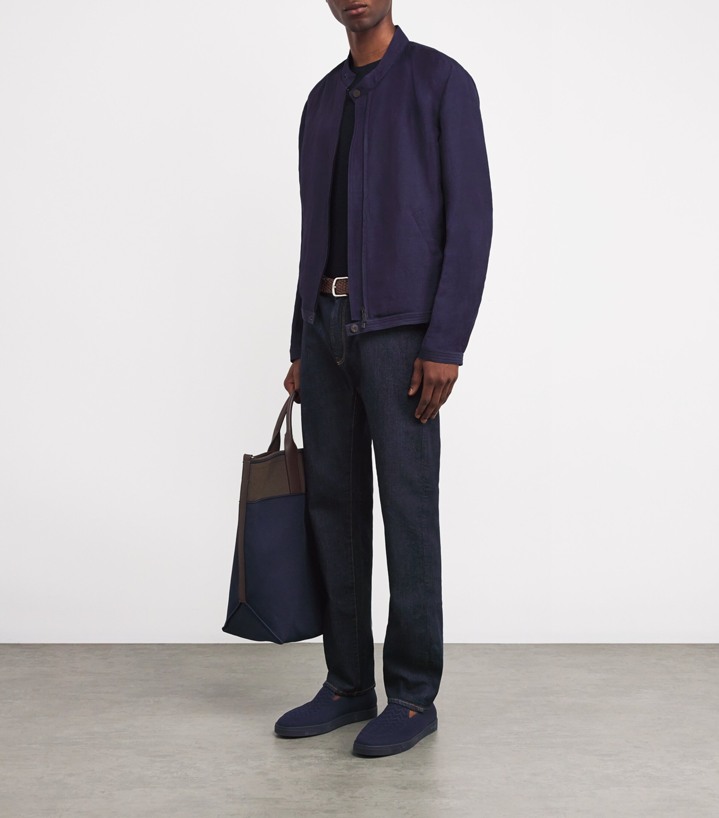 Stretch-Cotton Straight Jeans MB001 Image 2