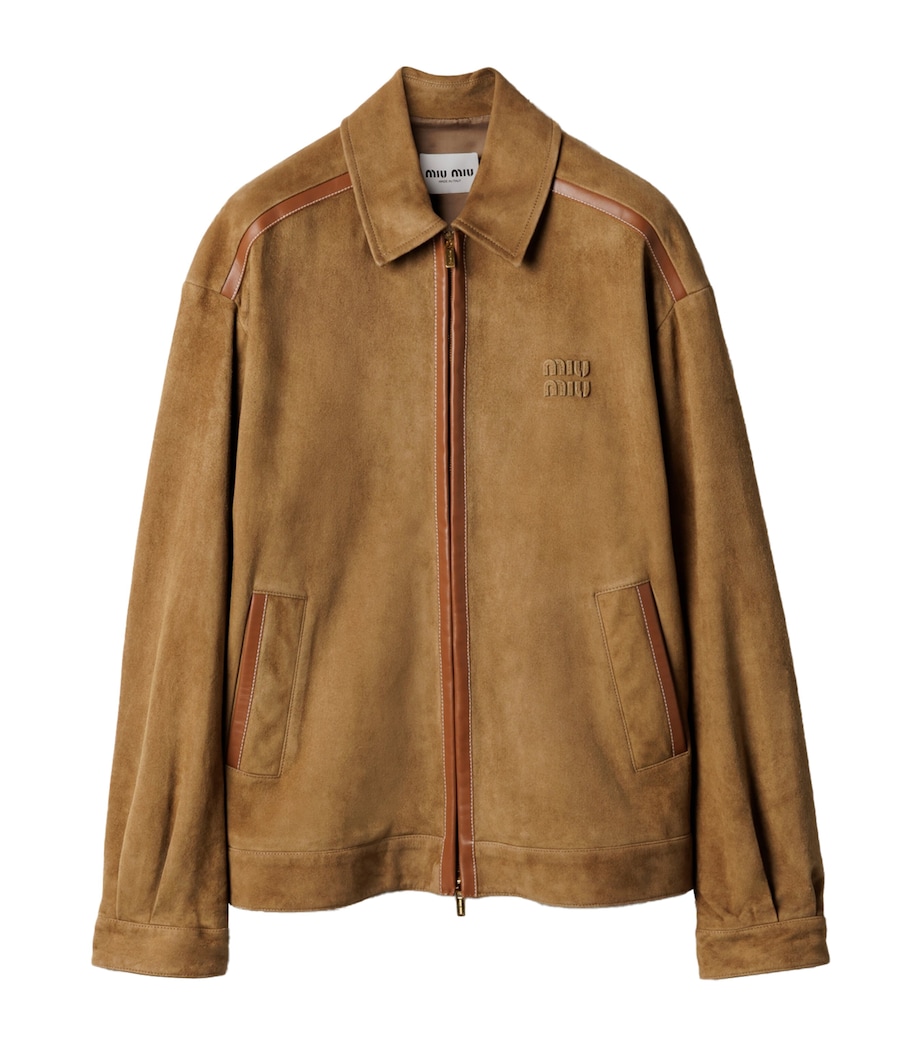 Suede Blouson Jacket F0JRS Image 1