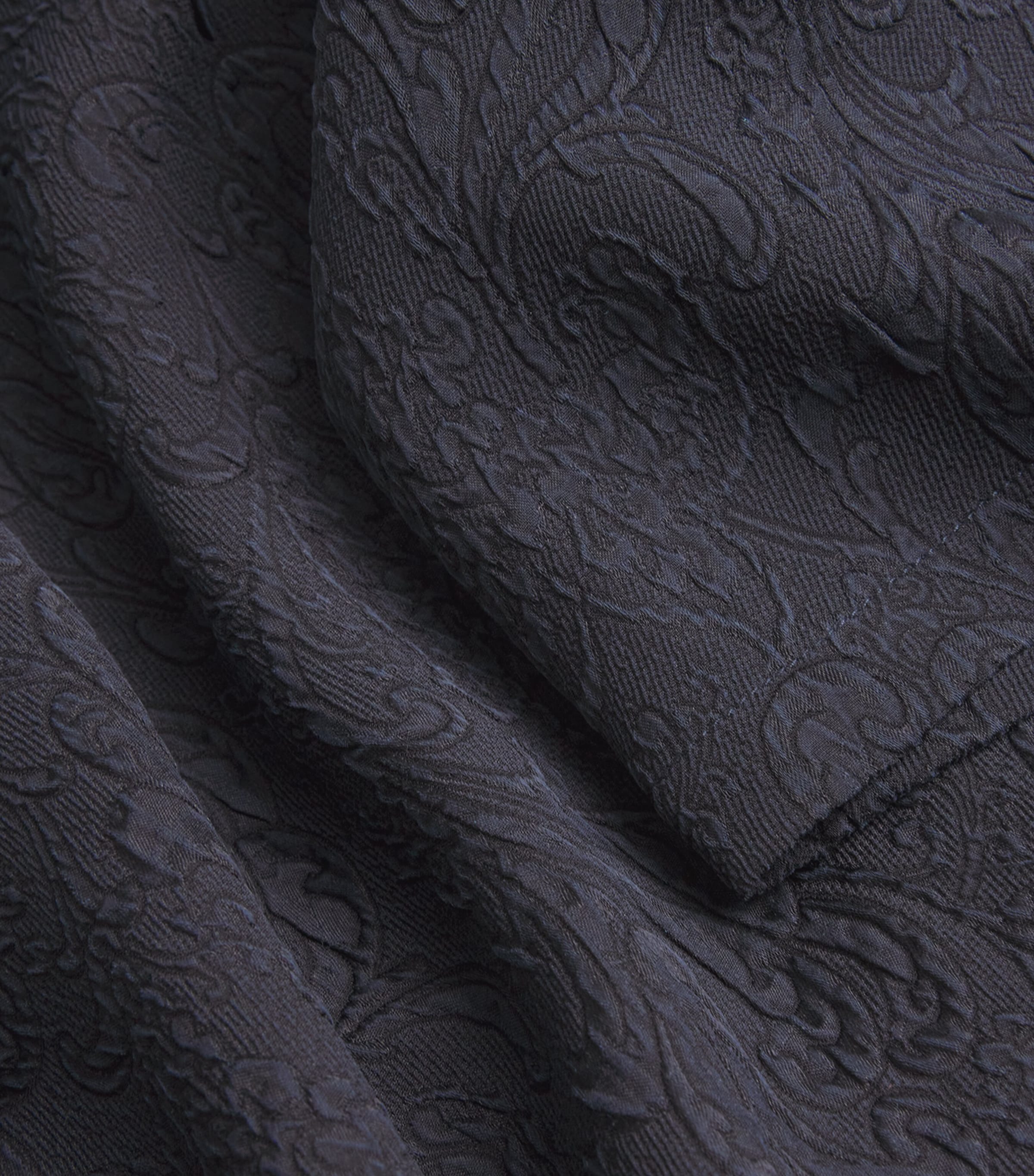 Silk Scoop-Neck Top NAVYDARK Image 5