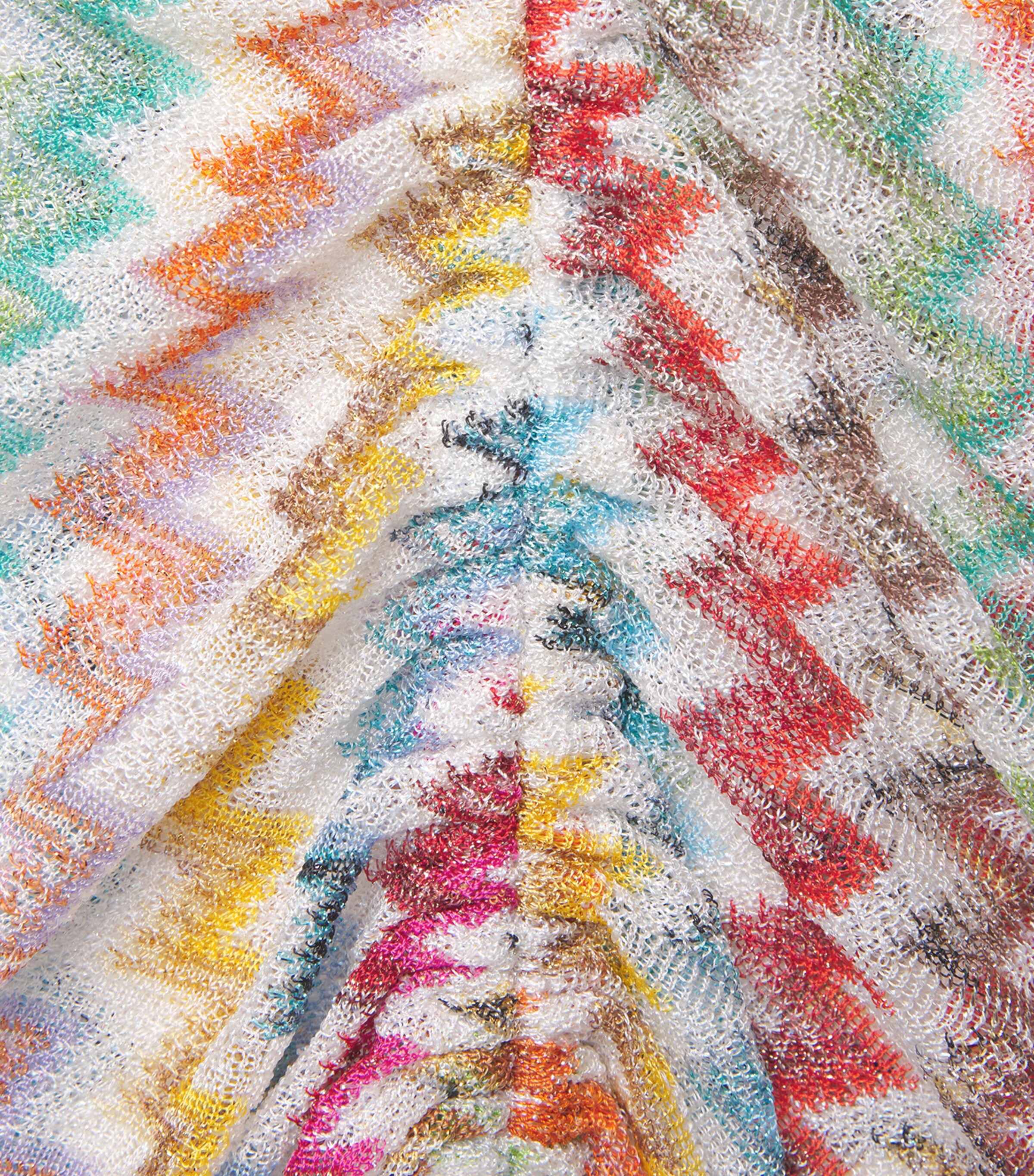 Missoni Womens Zigzag Ruched Maxi Skirt Image 6