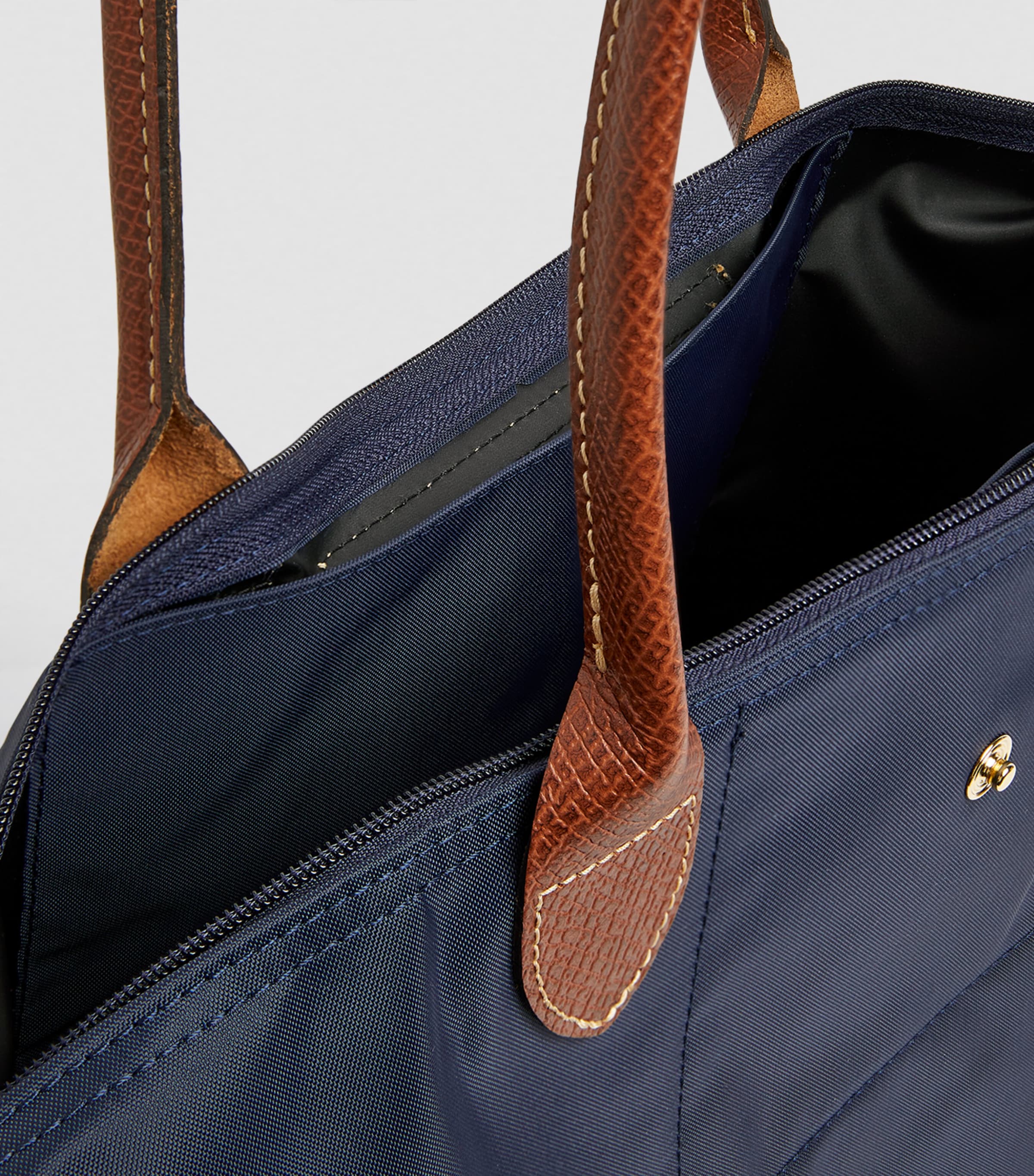 Medium Le Pliage Original Tote Bag P68 NAVY Image 6