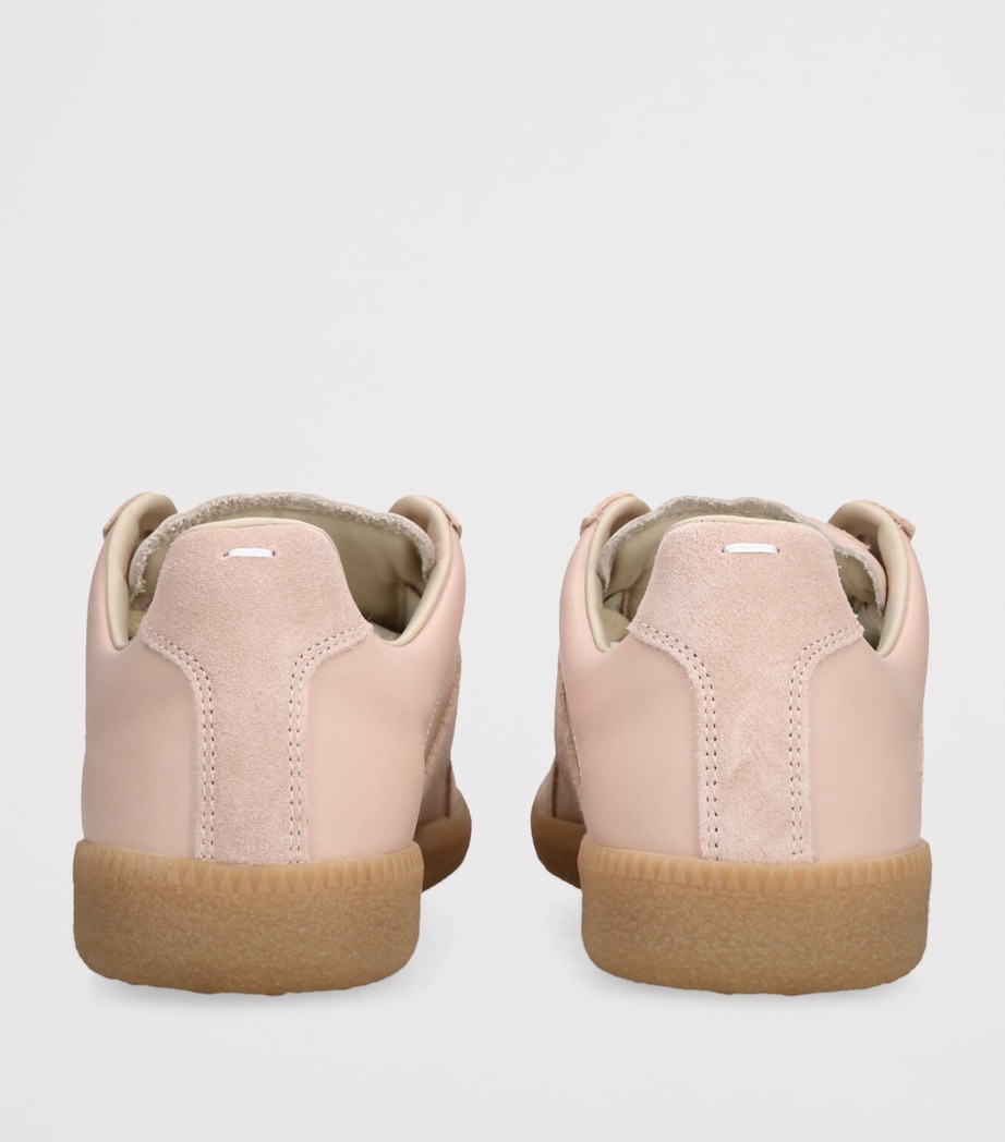 Leather-Suede Replica Sneakers PINK Image 2