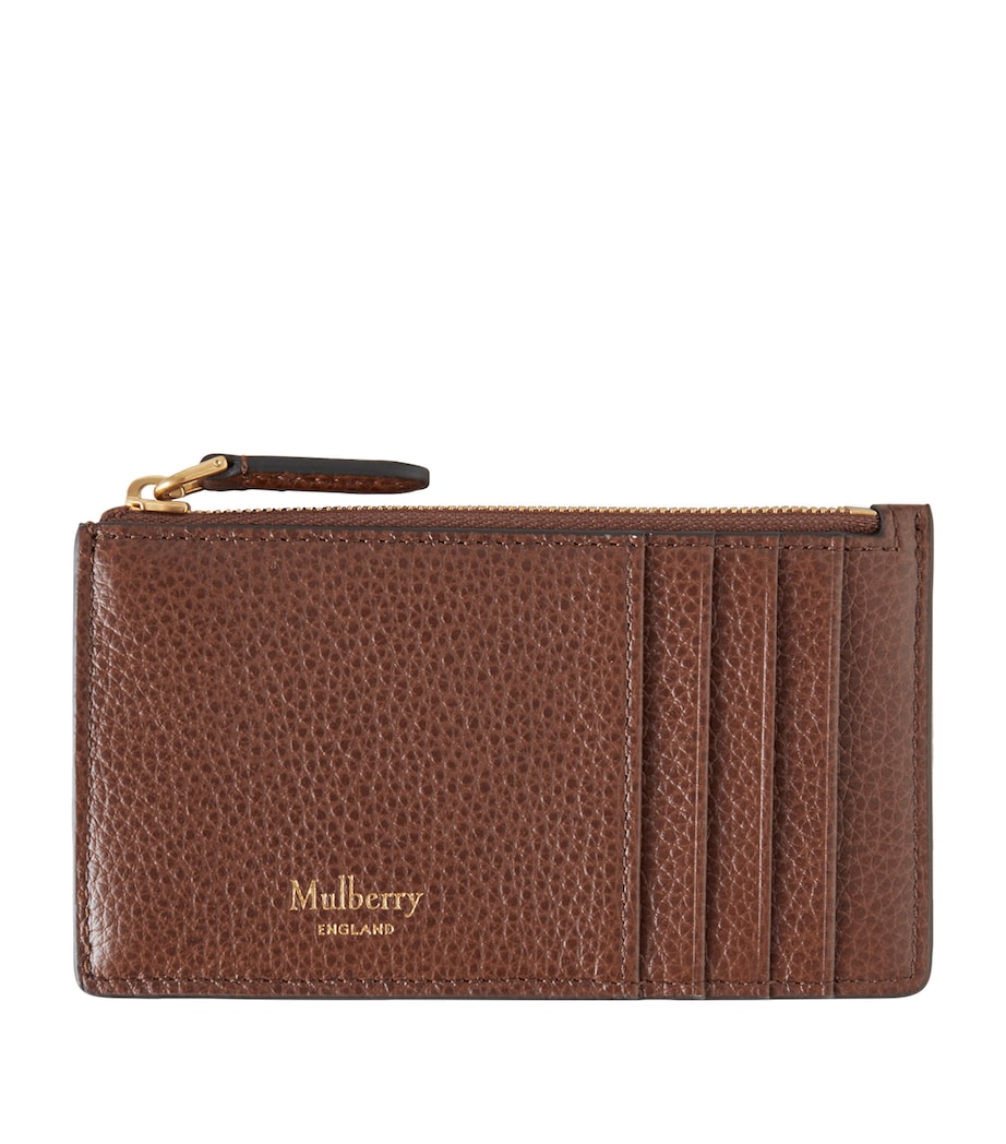 Leather Continental Card Holder OAK Image 1