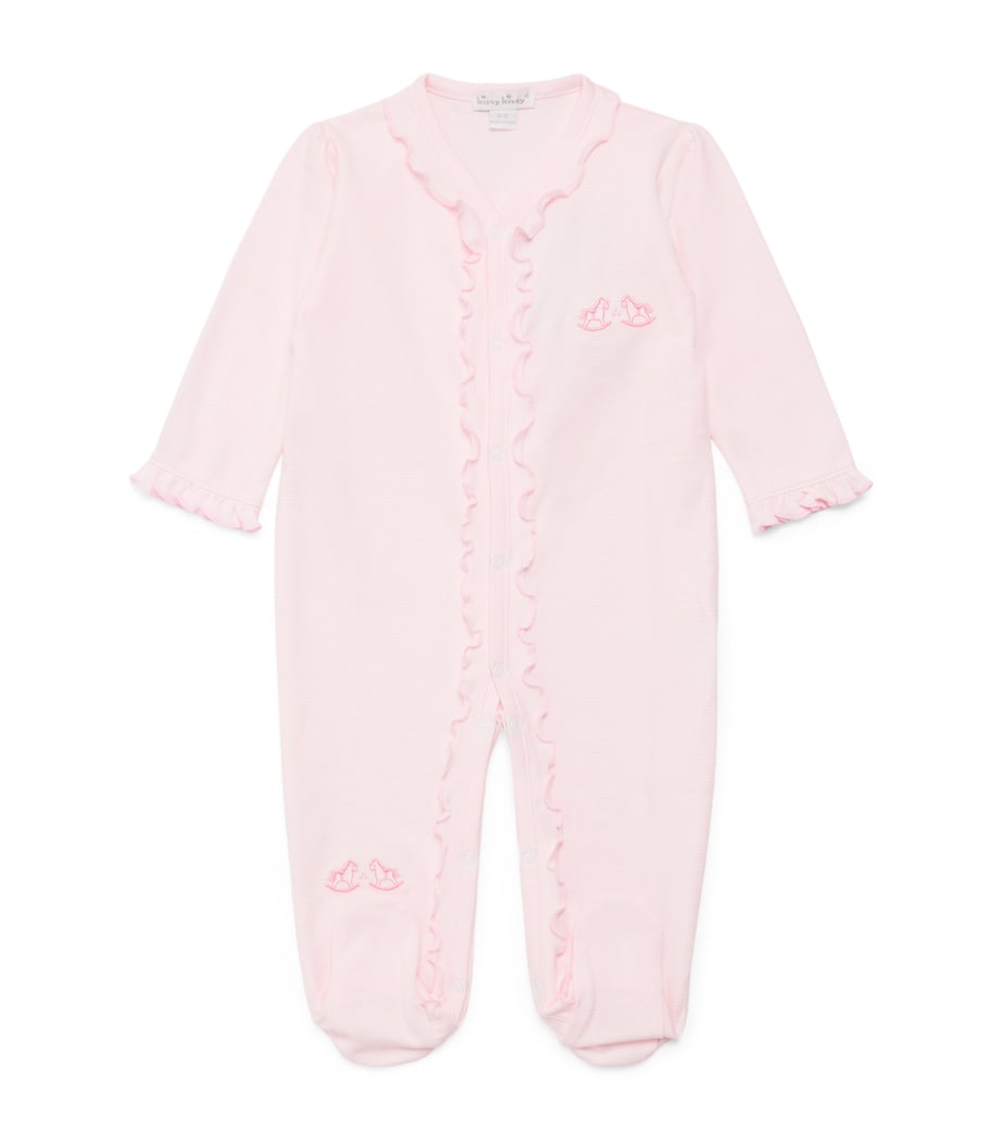 Kissy Kissy Cotton Rocking Horse All-In-One (0-9 Months) Pink Image 1