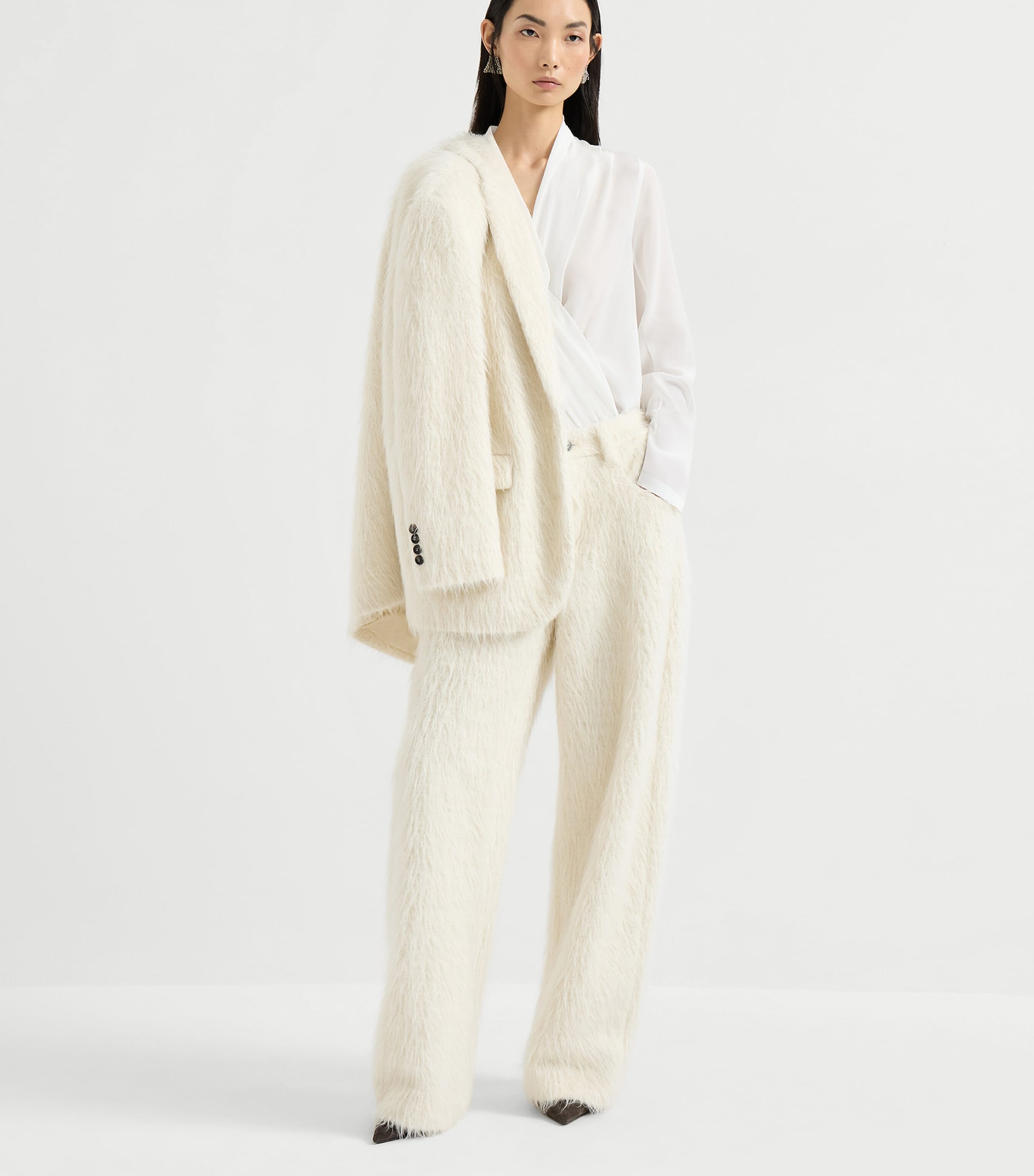 Silk Blouse Bodysuit C600 Image 2