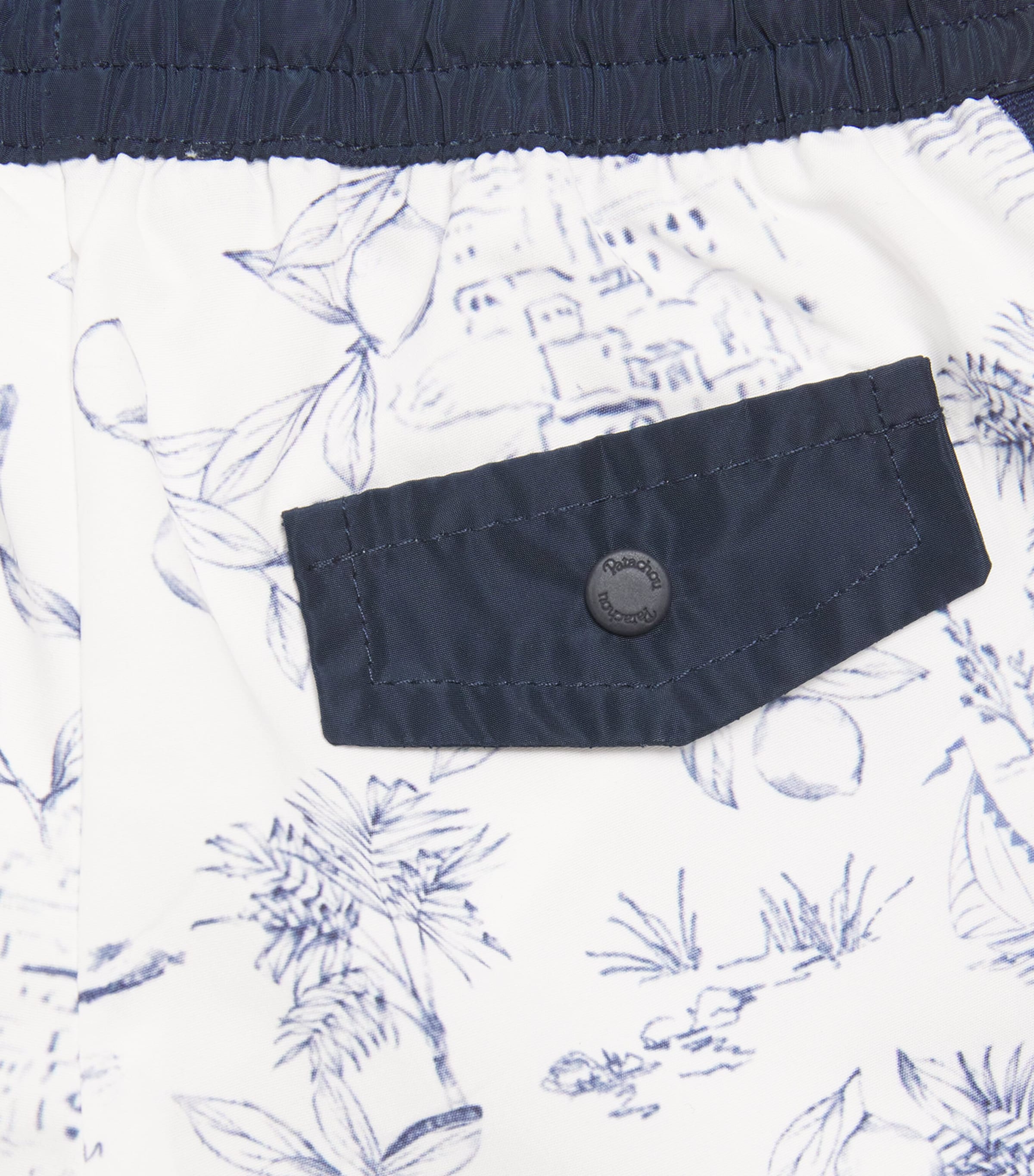 Printed Swim Shorts (6 Months – 4 Years) NAVY COMPORTA Image 3