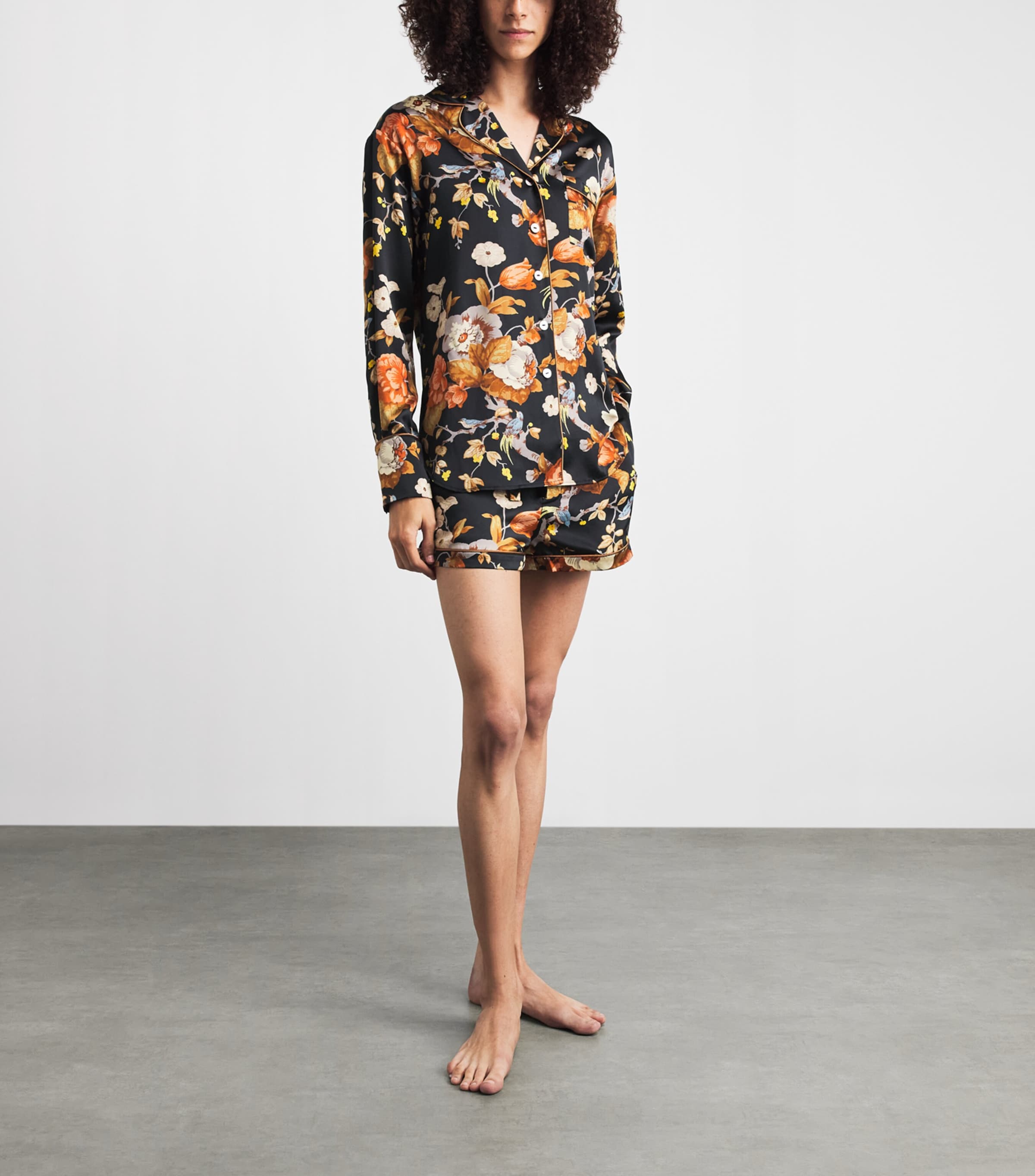 Olivia von Halle Womens Silk Evora Alba Pyjama Set Evora Image 2