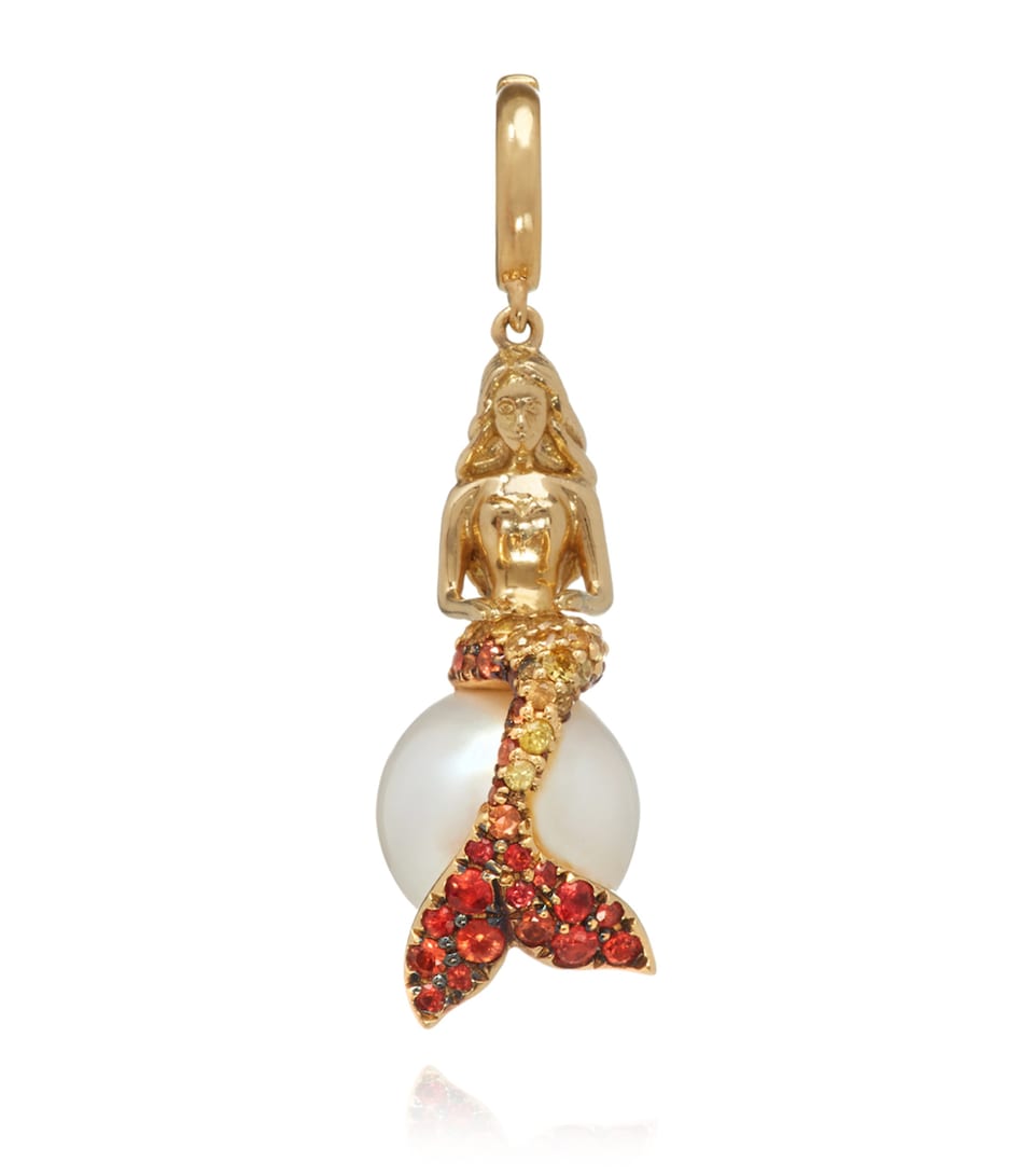 Annoushka x The Vampire's Wife Yellow Gold Mermaids Charm Yellow Gold