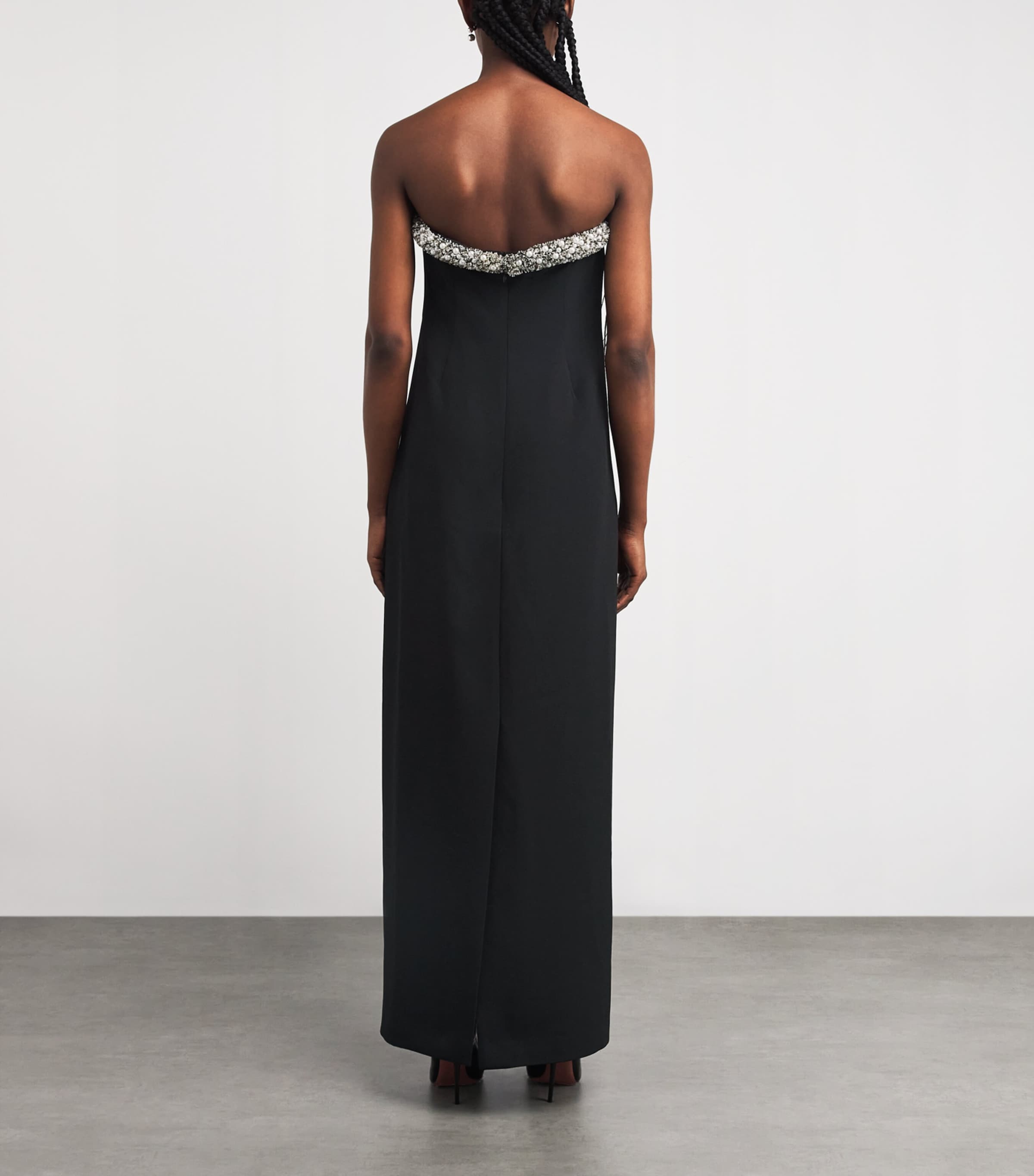 Embellished Riona Maxi Dress BLACK Image 3