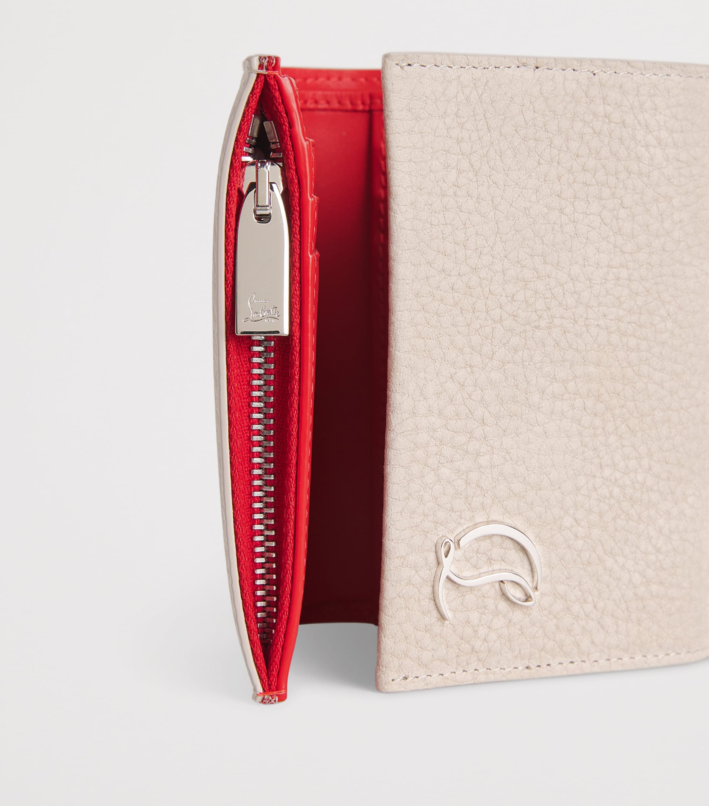 Christian Louboutin Mooncrest Grain Leather Trifold Wallet Image 4