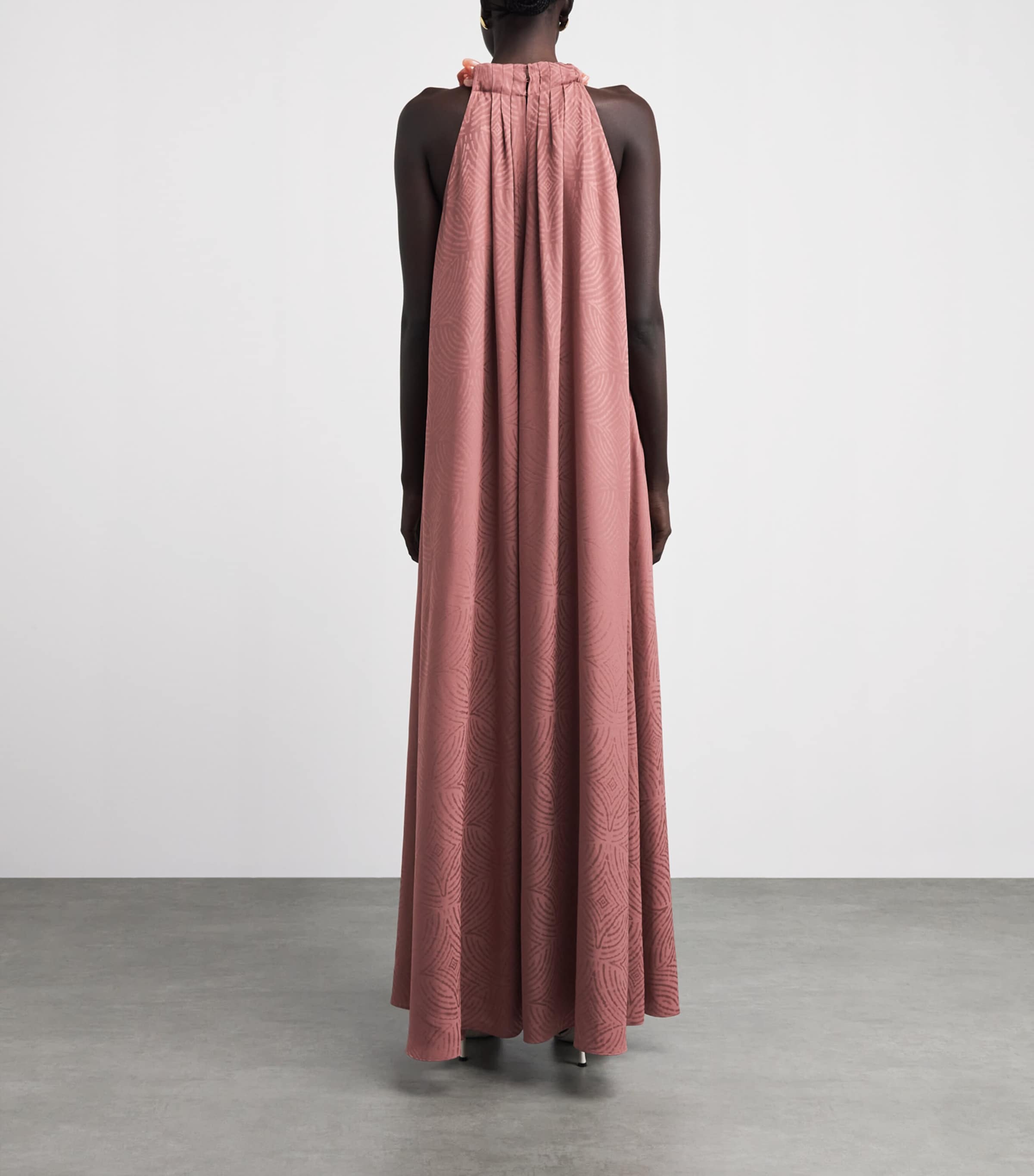 Joseph Womens Silk Parc Maxi Dress Musk Image 4