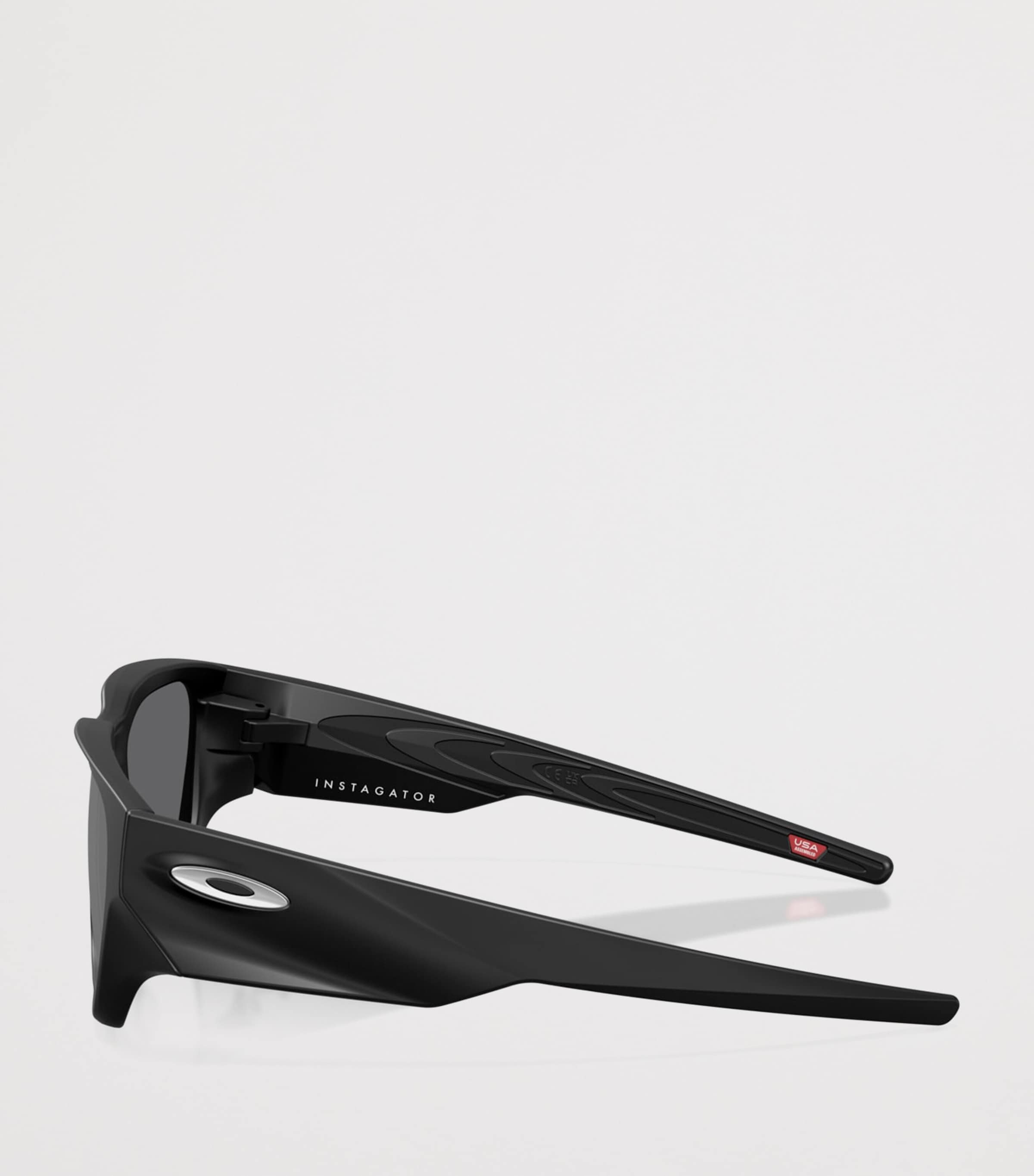 Oakley Instagator Rectangle Sunglasses Black Image 3
