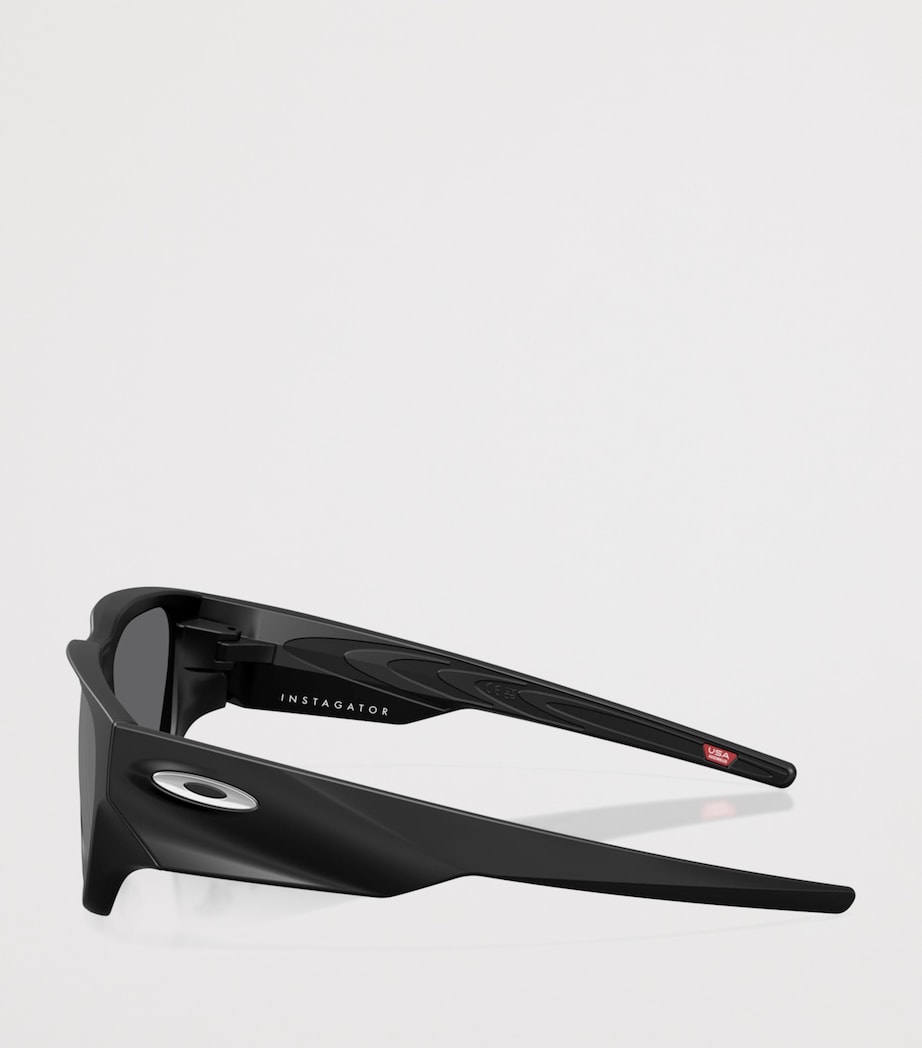 Oakley Instagator Rectangle Sunglasses Black Image 3
