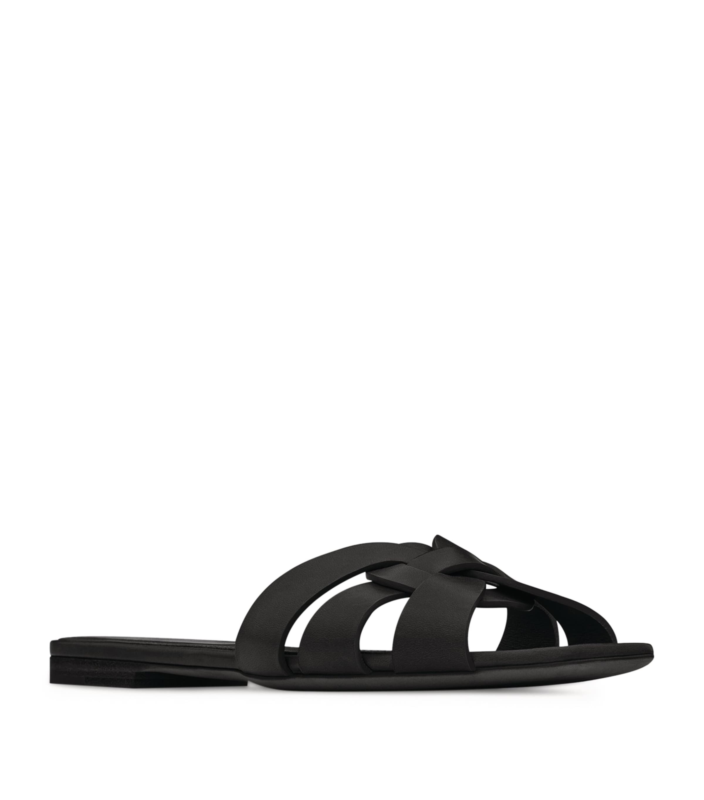 Saint Laurent Leather Tribute Slides Image 2