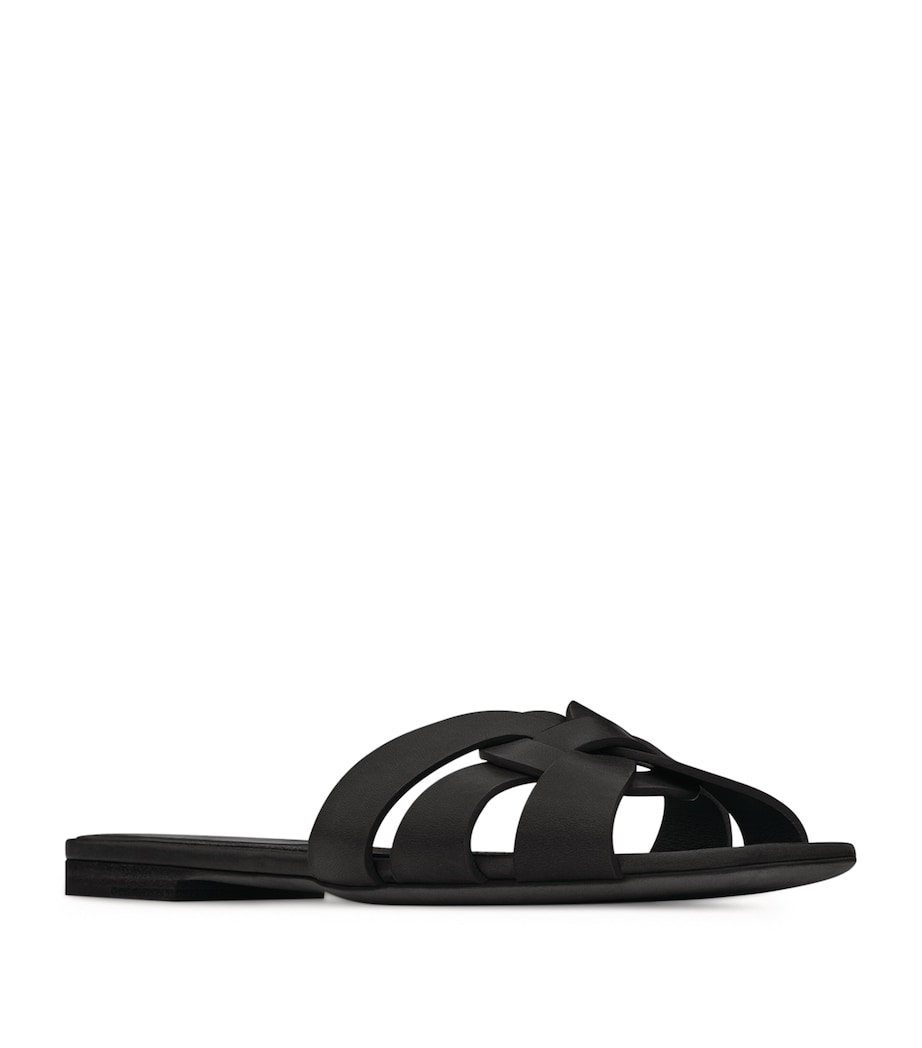 Saint Laurent Leather Tribute Slides Image 2