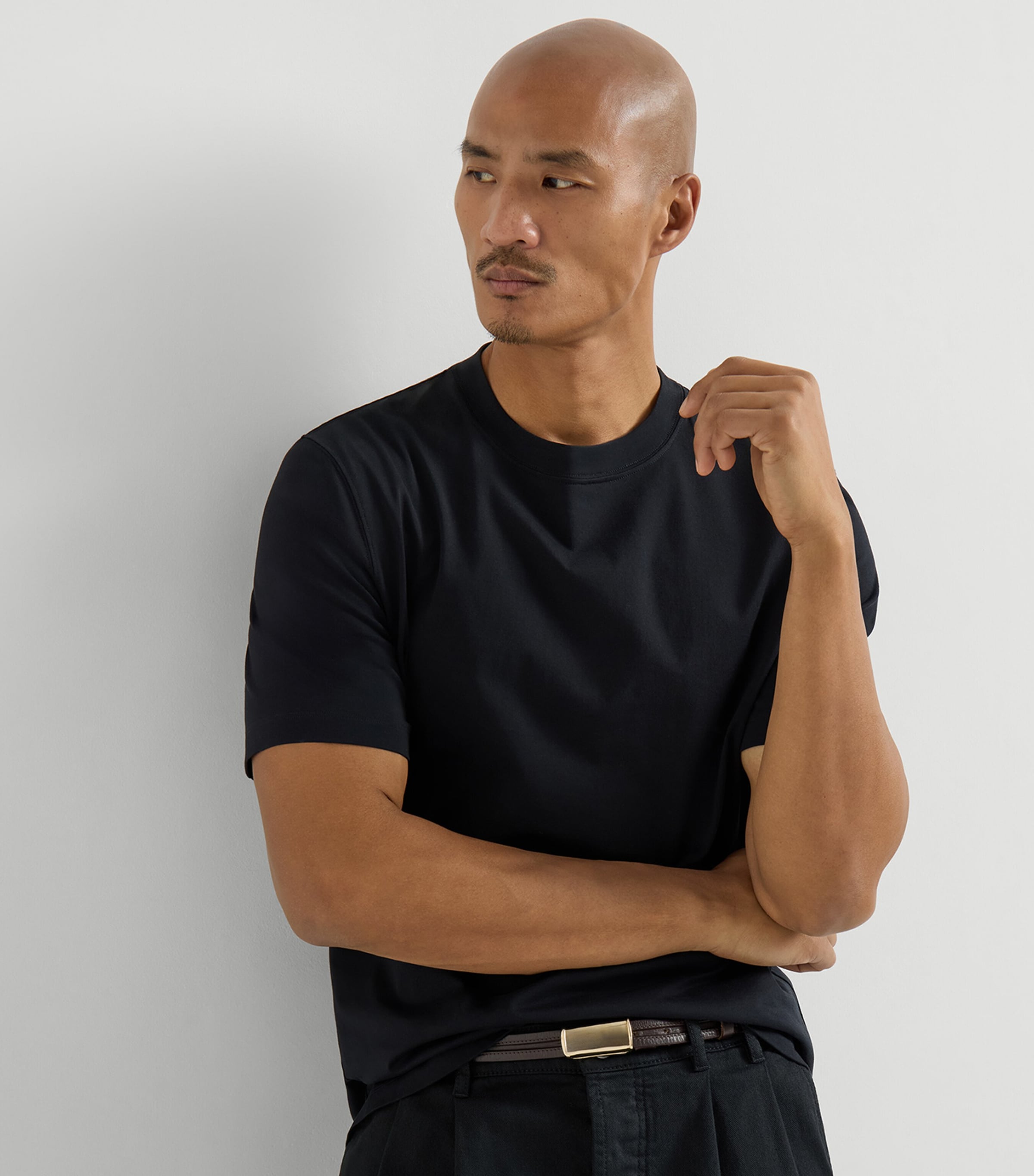 Brunello Cucinelli Mens Cotton Crew-Neck T-Shirt Image 4