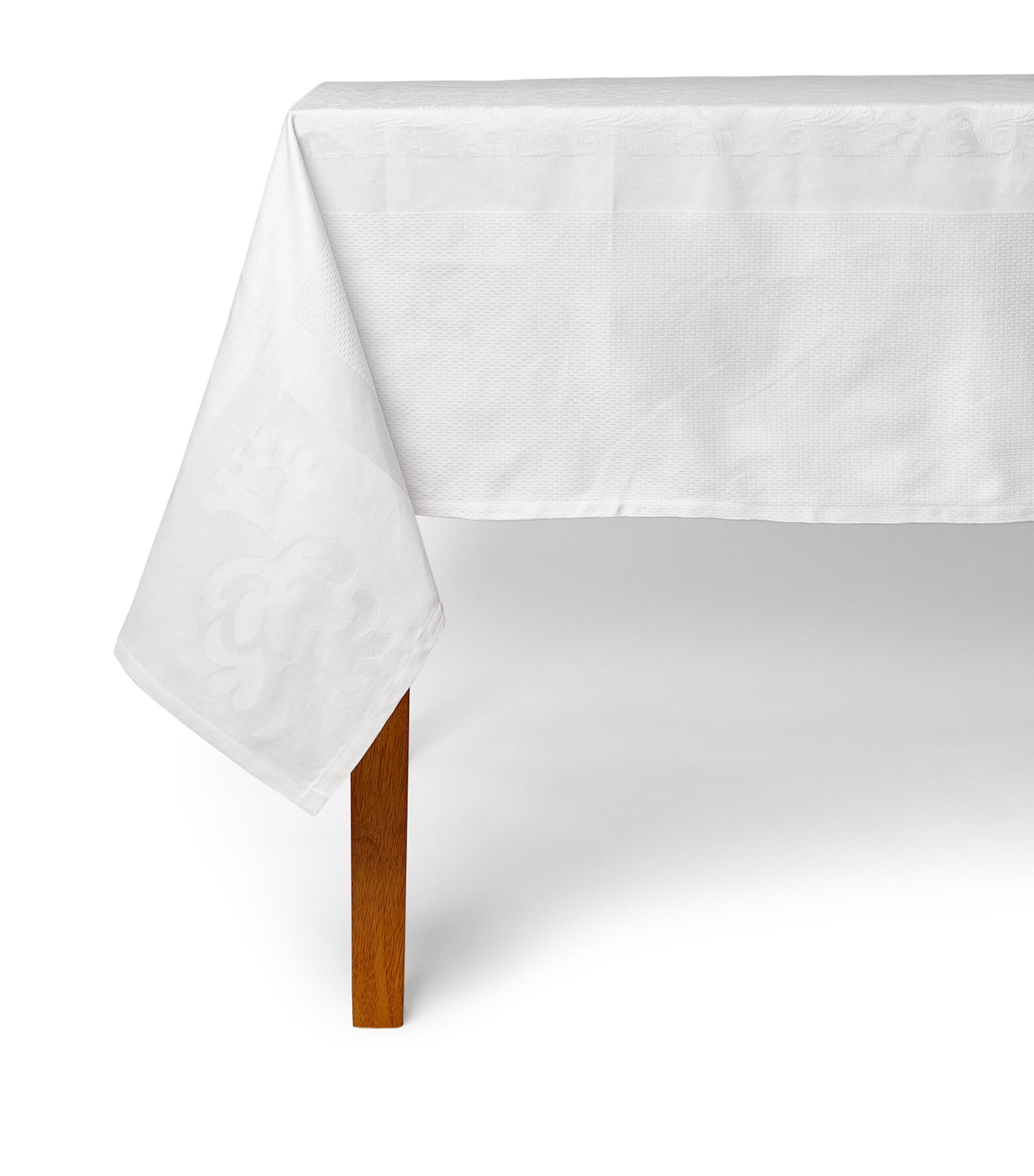 Le Jacquard Français Siena Table Cloth In White