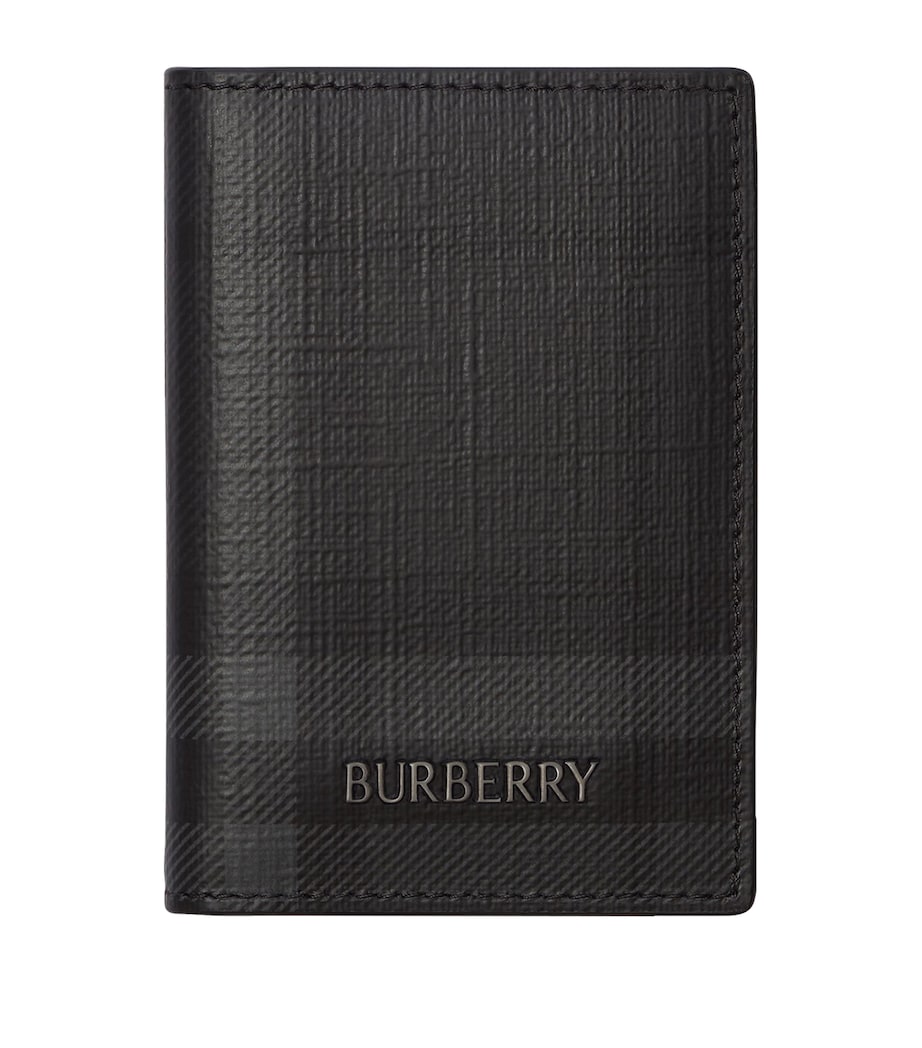 Burberry City Check Folding Card Holder Iron Image 1