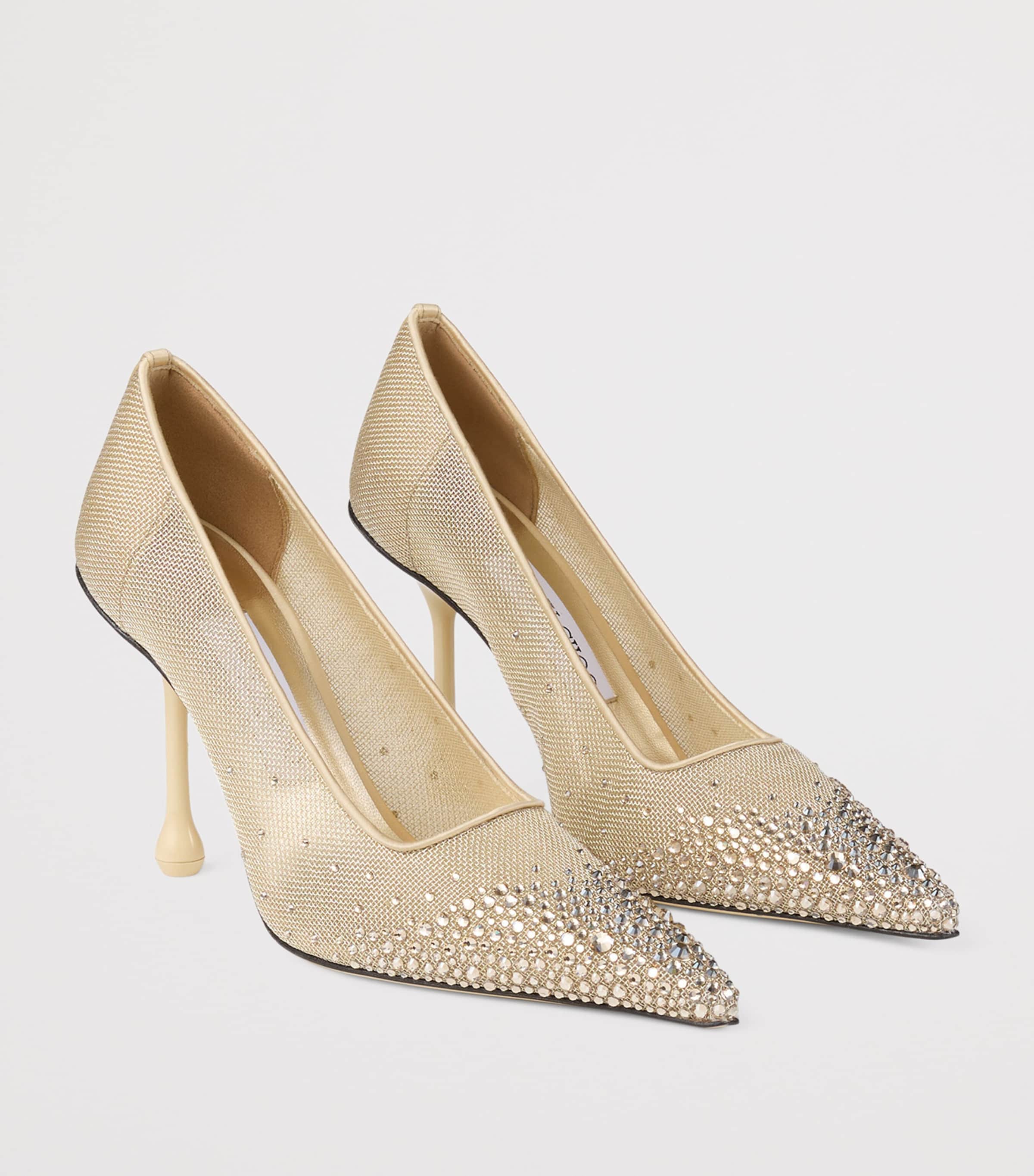 Ixia 95 Mesh Pumps LIGHT SOFT GOLD/CRYS Image 2