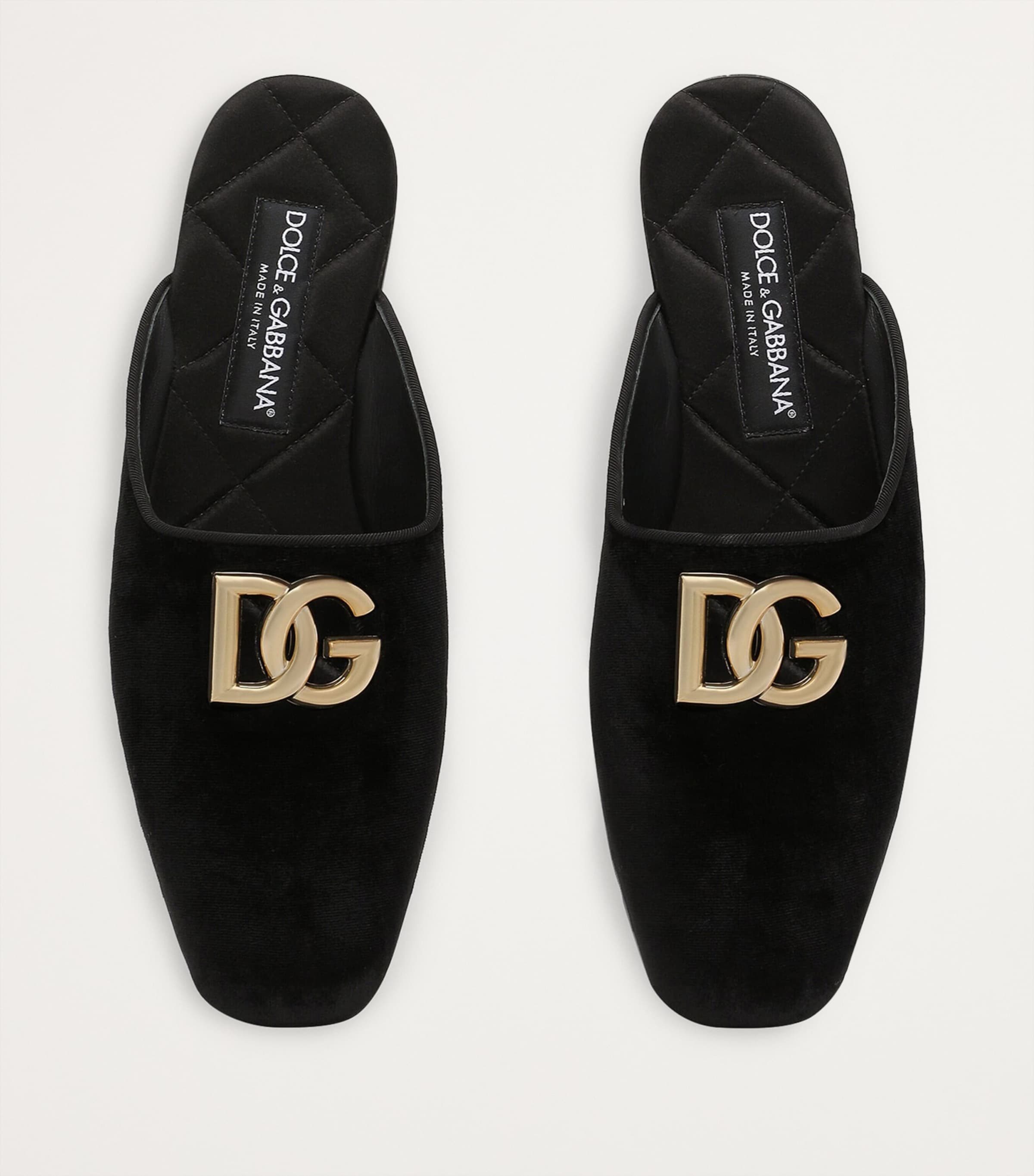Dolce & Gabbana Velvet Jackie Mules | Harrods US